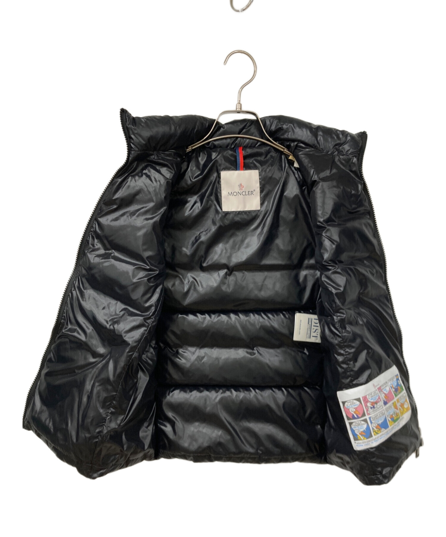 中古・古着通販】MONCLER (モンクレール) ダウンベスト ブラック