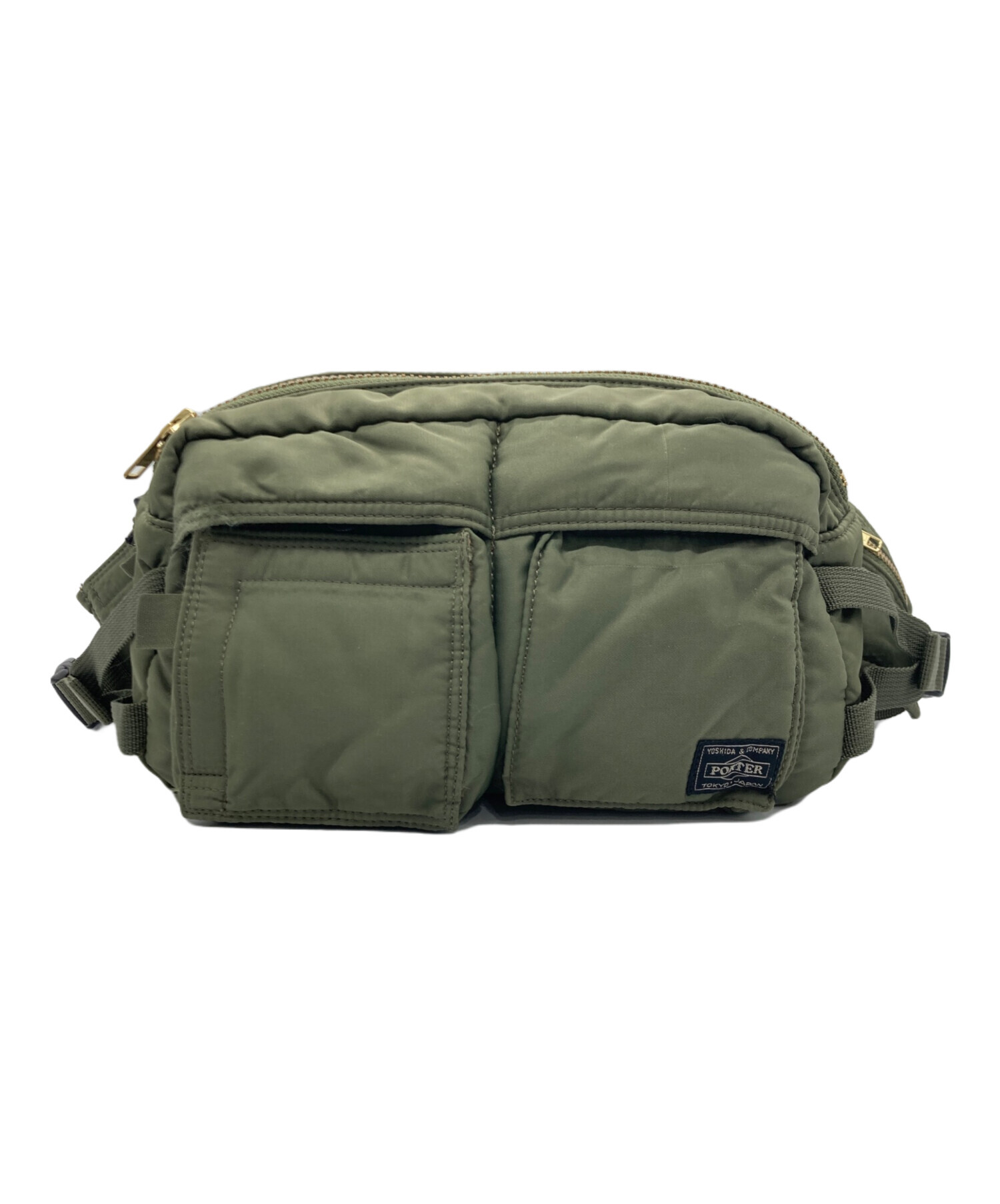 中古・古着通販】PORTER (ポーター) ウエストポーチ カーキ｜ブランド 