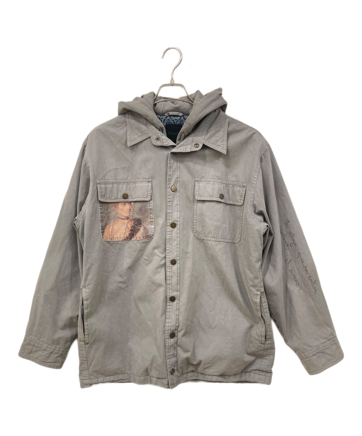 中古・古着通販】Desigual (デシグアル) ジップジャケット グレー 