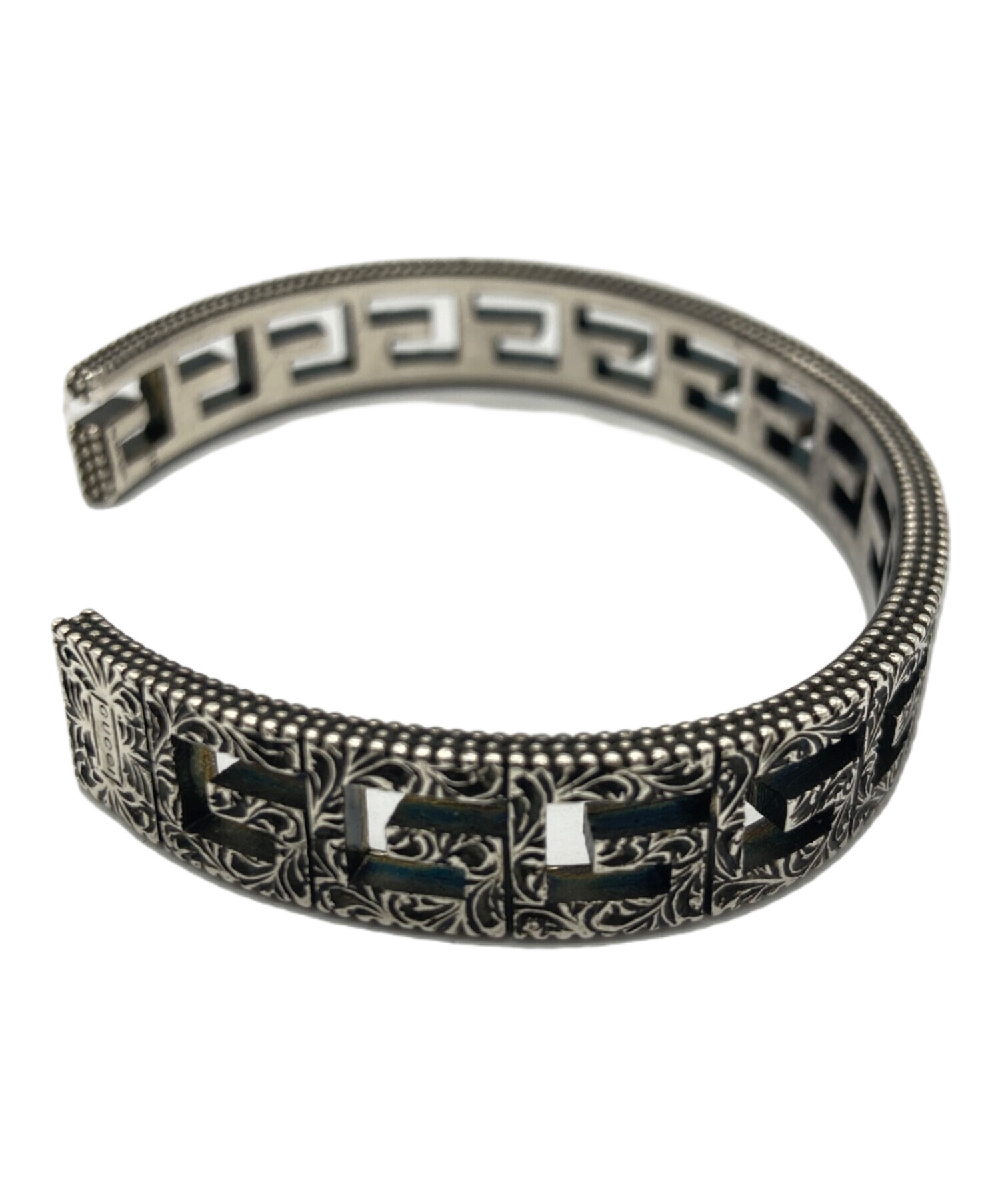 中古・古着通販】GUCCI (グッチ) シルバーバングル シルバー｜ブランド
