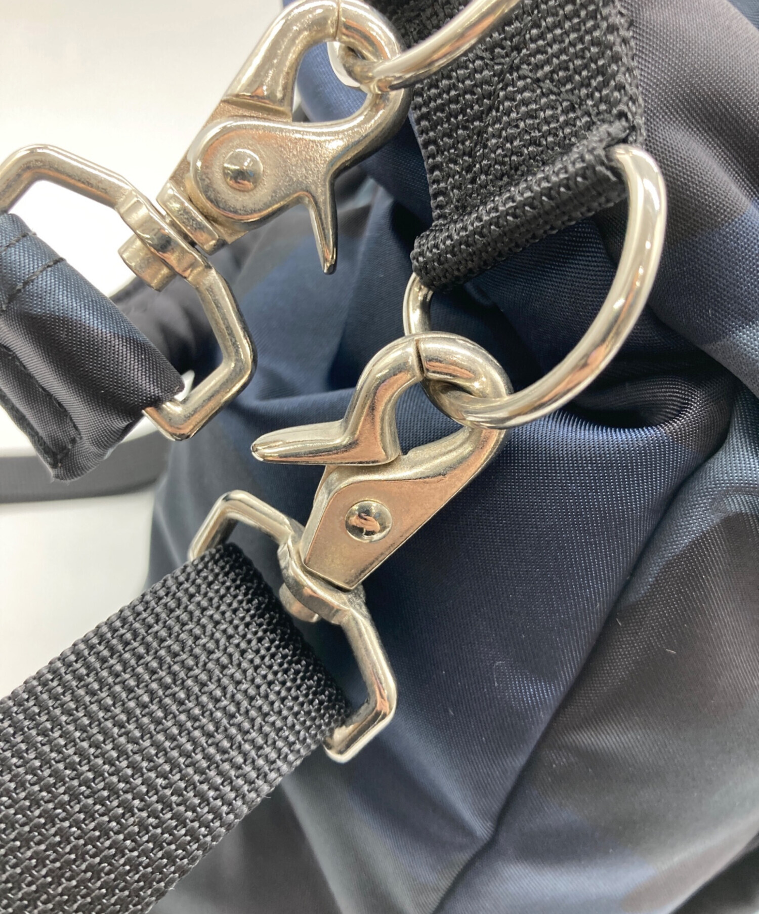 中古・古着通販】PORTER (ポーター) BALLOONSAC(S) ブラック×ブルー 