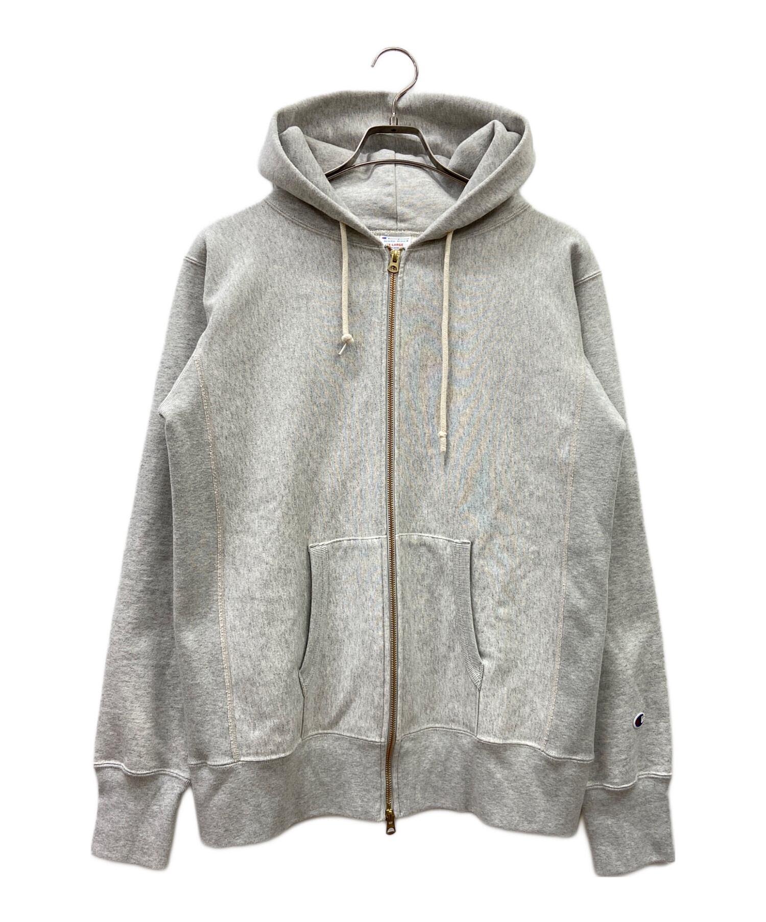 中古・古着通販】Champion (チャンピオン) ジップパーカー グレー