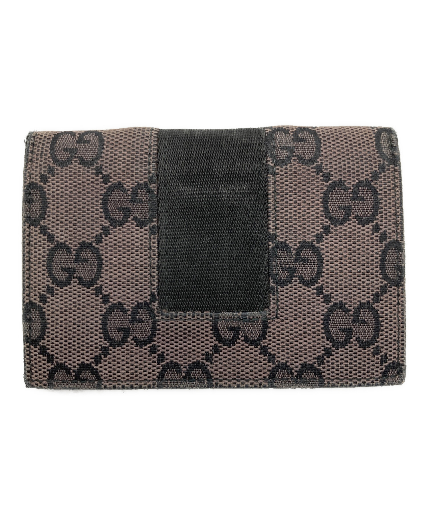 【ゆー】GUCCI ブラックレザー 名刺入れ グッチ GUCCI カードケース 名刺入れ メンズ レディース 小物