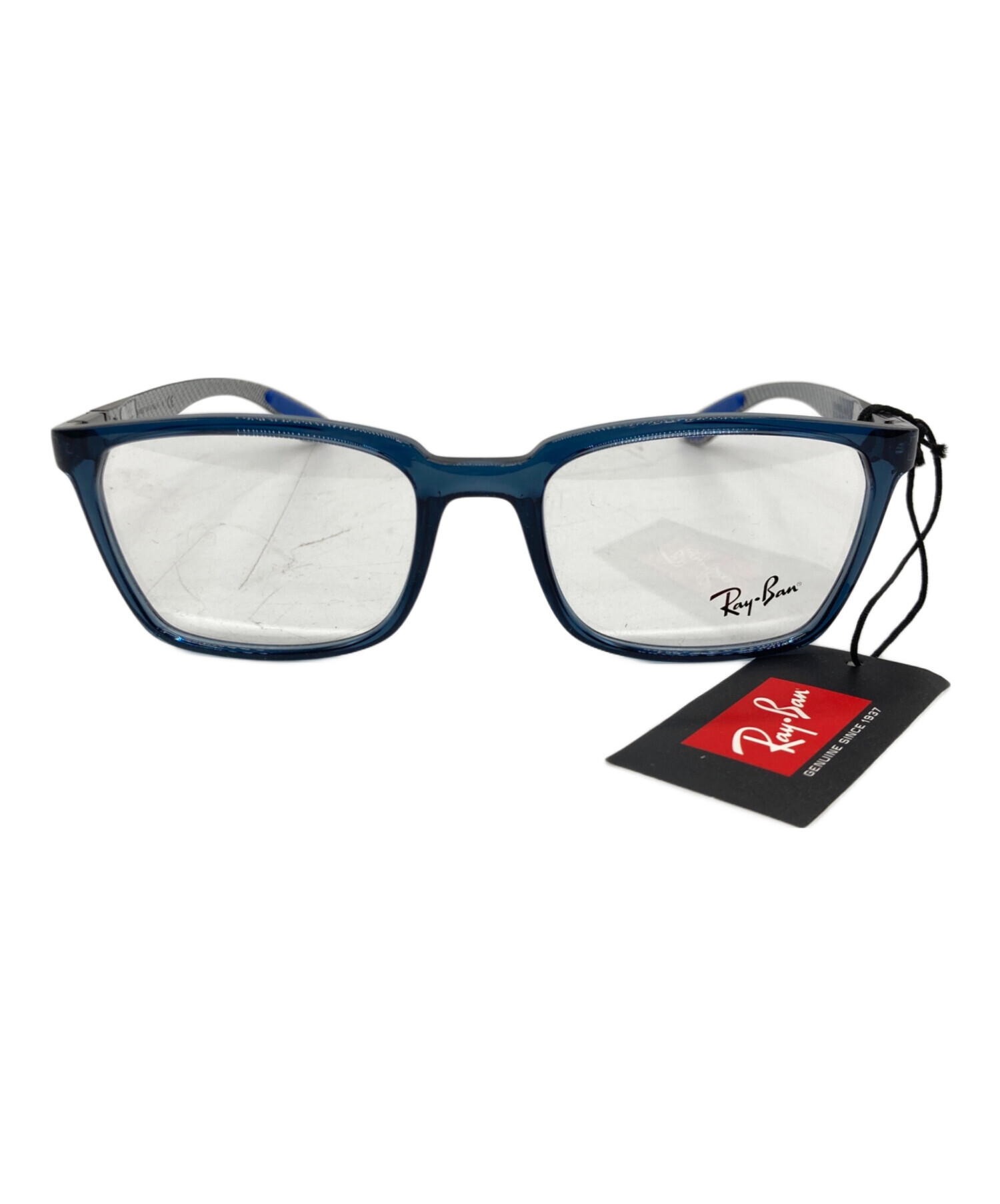 中古・古着通販】RAY-BAN (レイバン) 眼鏡 ブラック×ブルー 未使用品 
