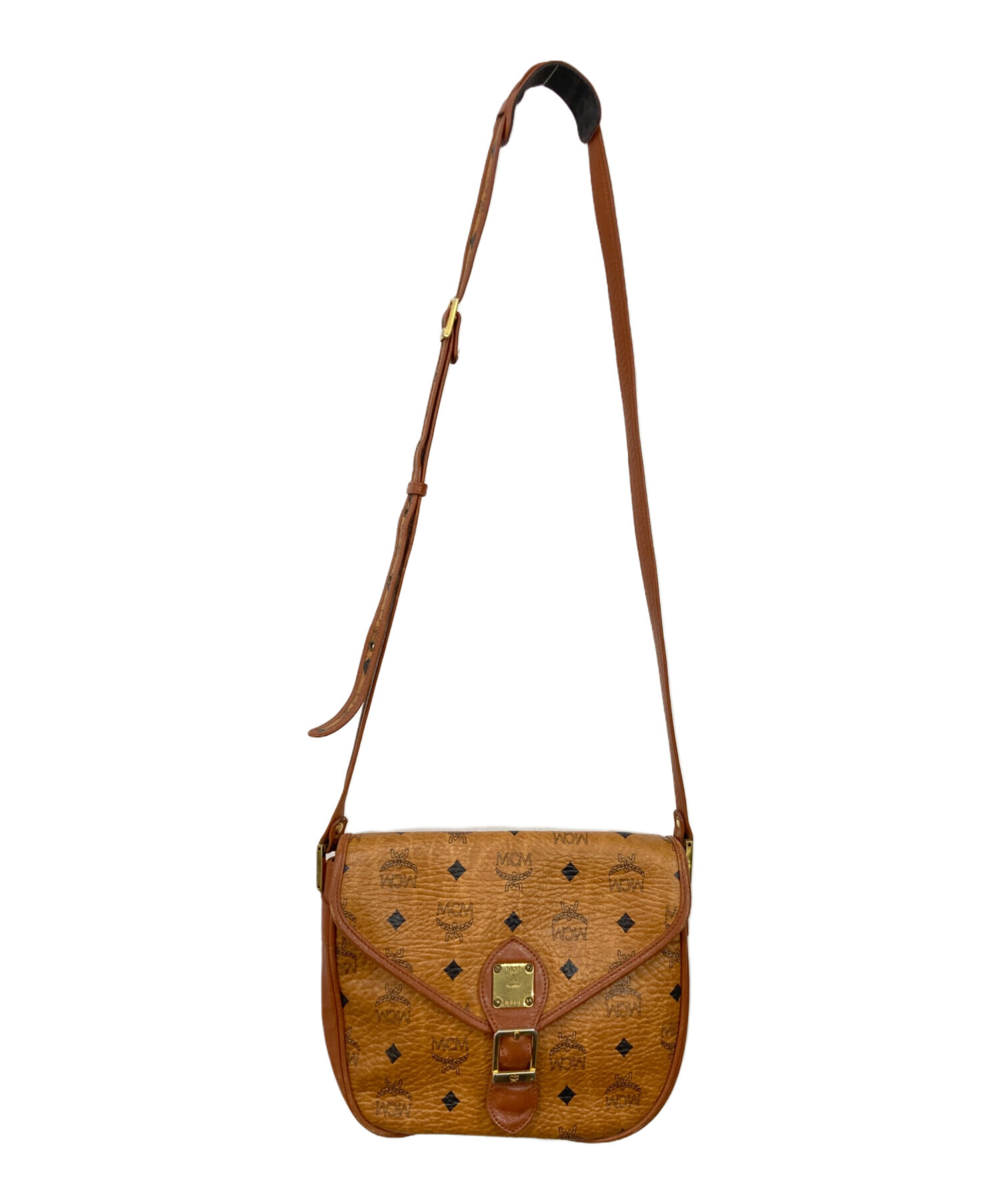 中古・古着通販】MCM (エムシーエム) ショルダーバッグ ブラウン 