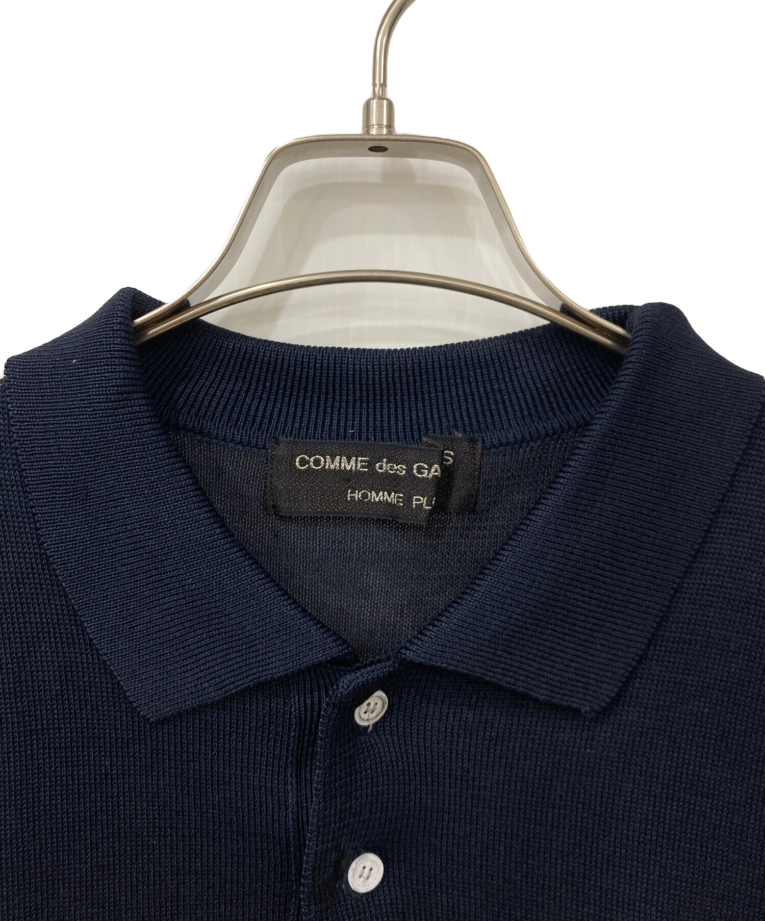コムデギャルソンオムプリュス　 ポロシャツ 中古・古着通販】COMME des GARCONS HOMME (コムデギャルソン オム