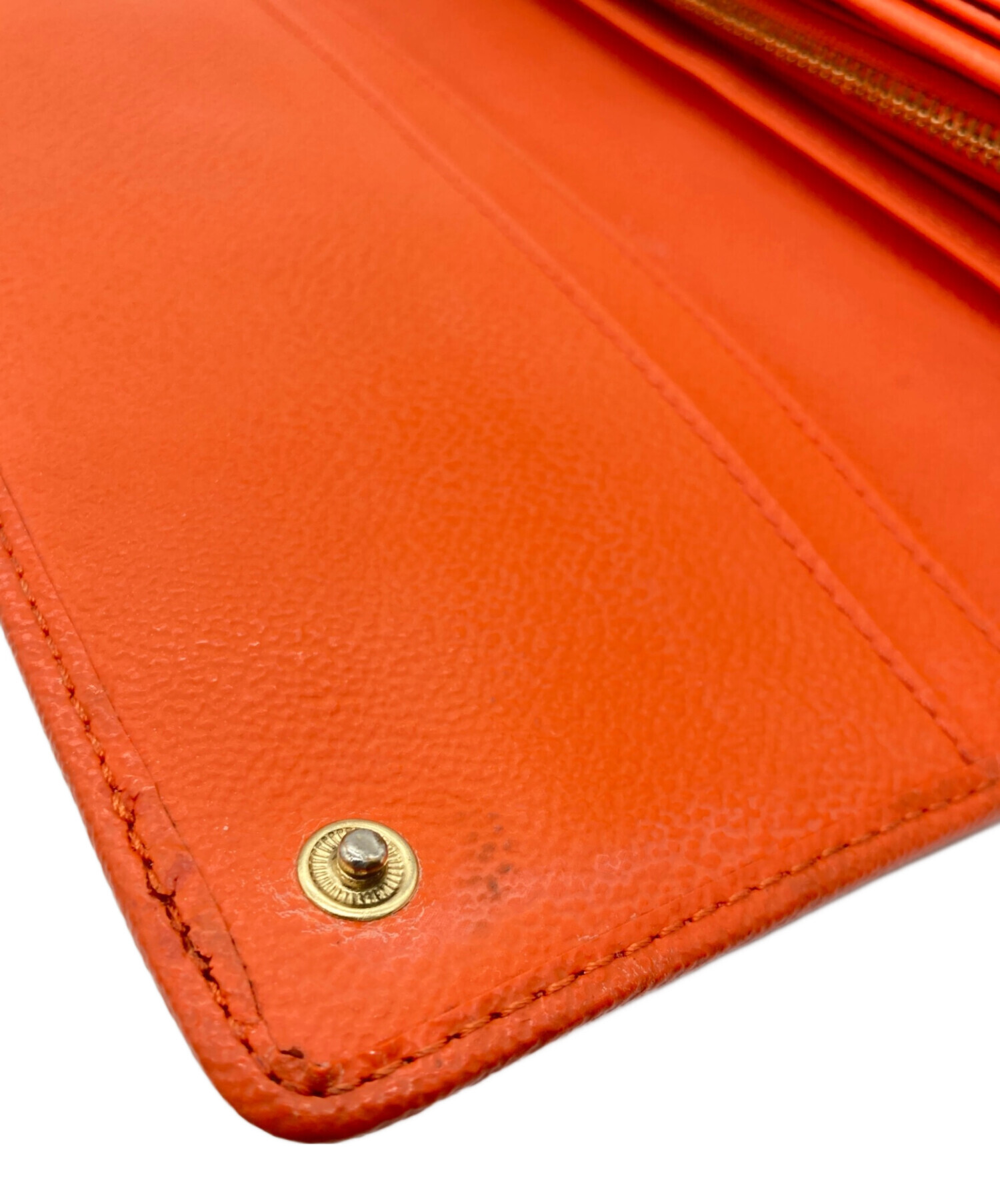 中古・古着通販】TORY BURCH (トリーバーチ) 長財布 オレンジ 