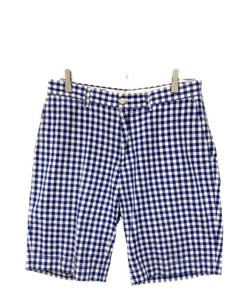 ポロゴルフ ラルフローレン ハーフパンツ ショートパンツ W32 チェックブルー 中古・古着通販】POLO RALPH LAUREN (ポロ・ラルフローレン) ハーフ