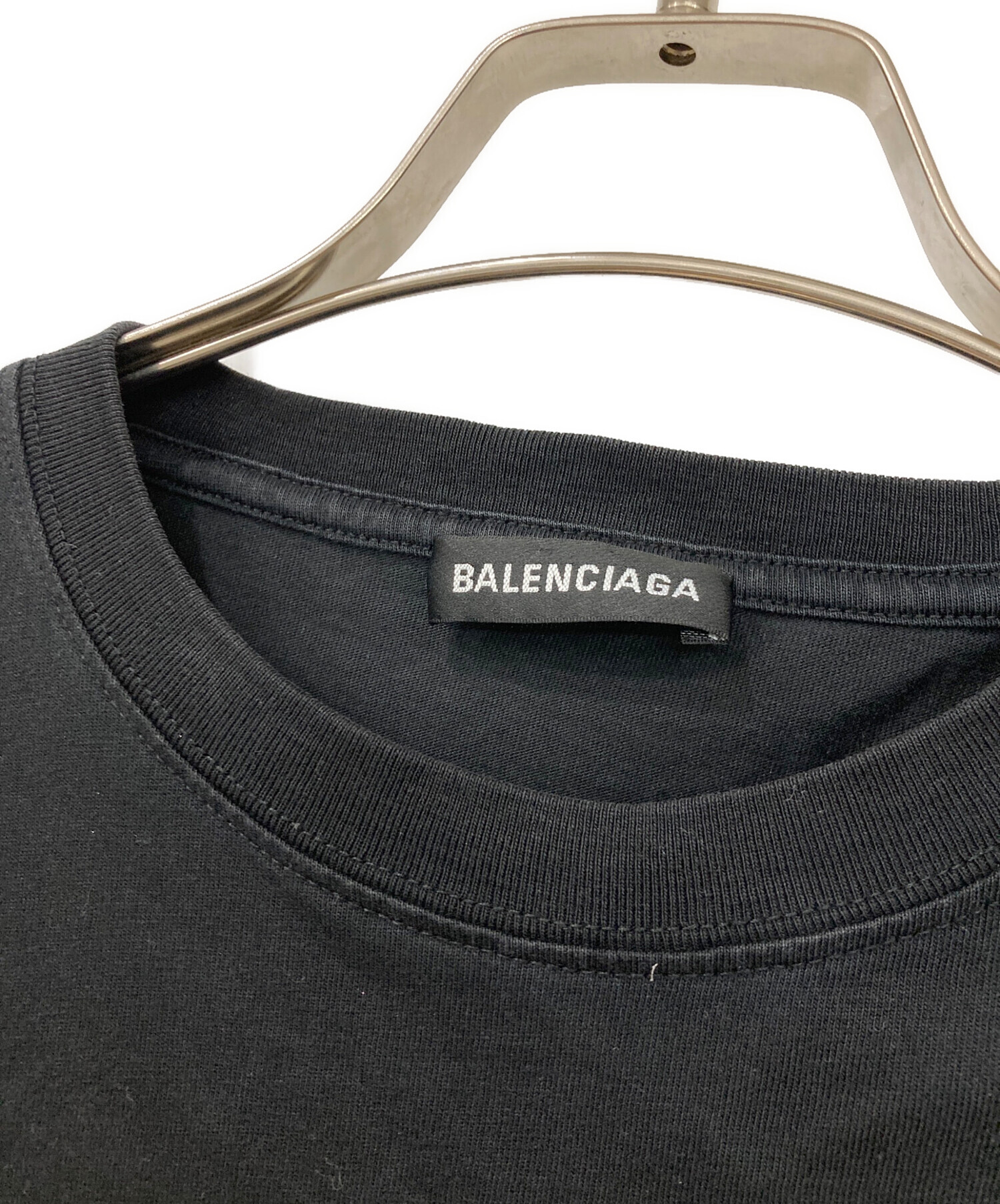 中古・古着通販】BALENCIAGA (バレンシアガ) Tシャツ ブラック サイズ