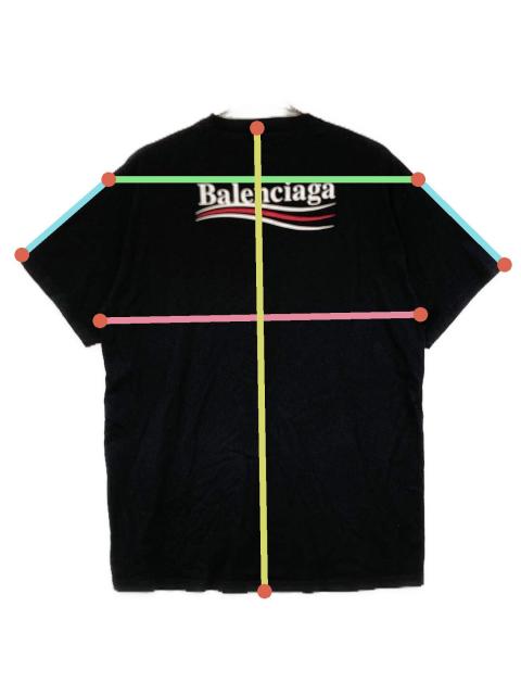 中古・古着通販】BALENCIAGA (バレンシアガ) Tシャツ ブラック サイズ