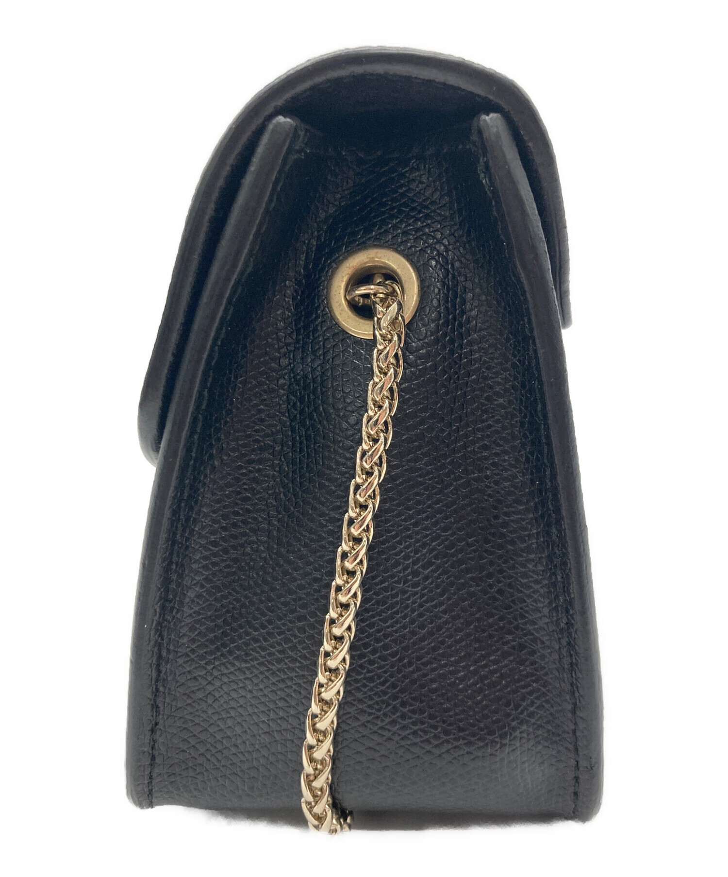 中古・古着通販】FURLA (フルラ) チェーンショルダーバッグ ブラック 