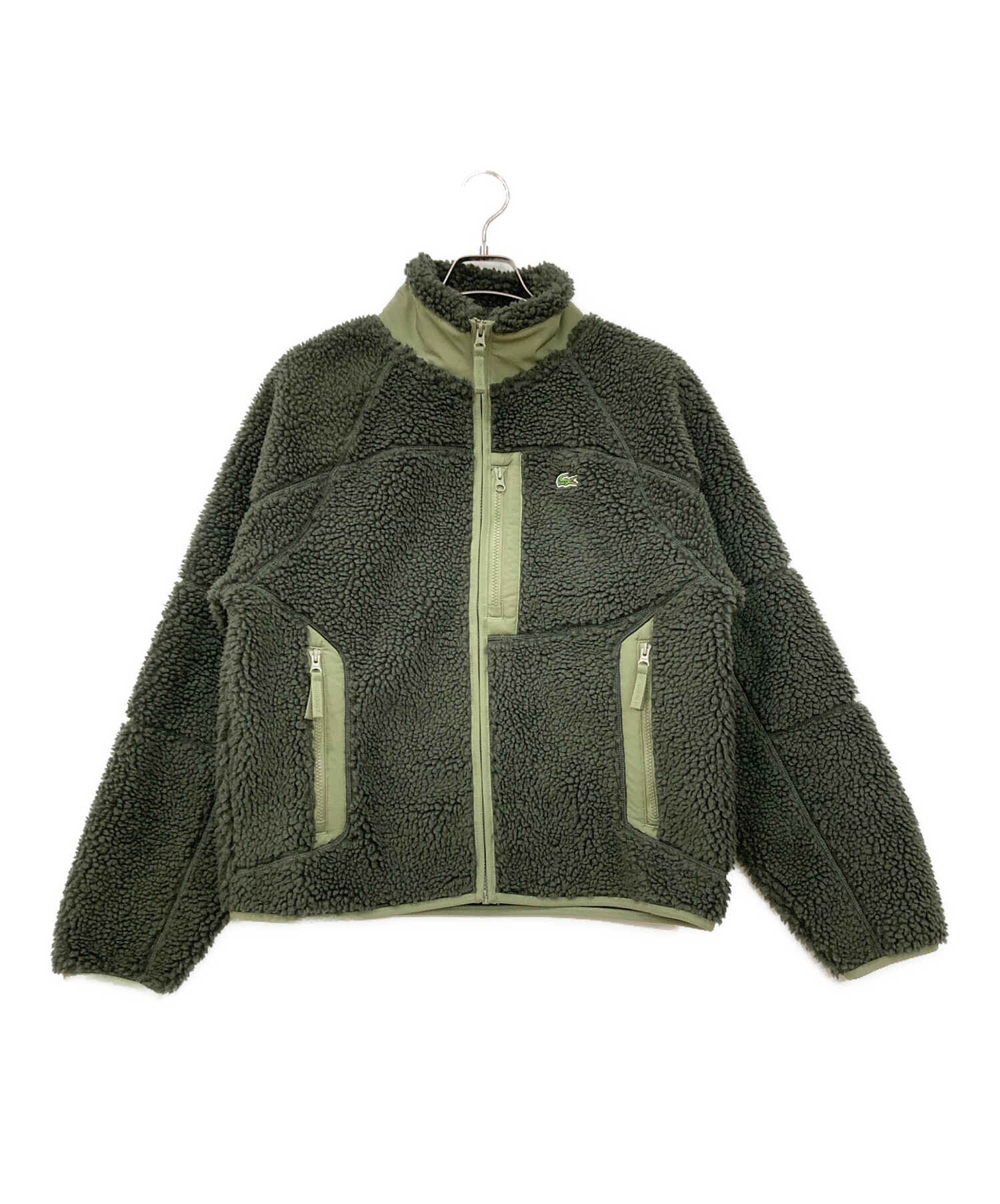 中古・古着通販】LACOSTE (ラコステ) フリースジャケット グリーン 