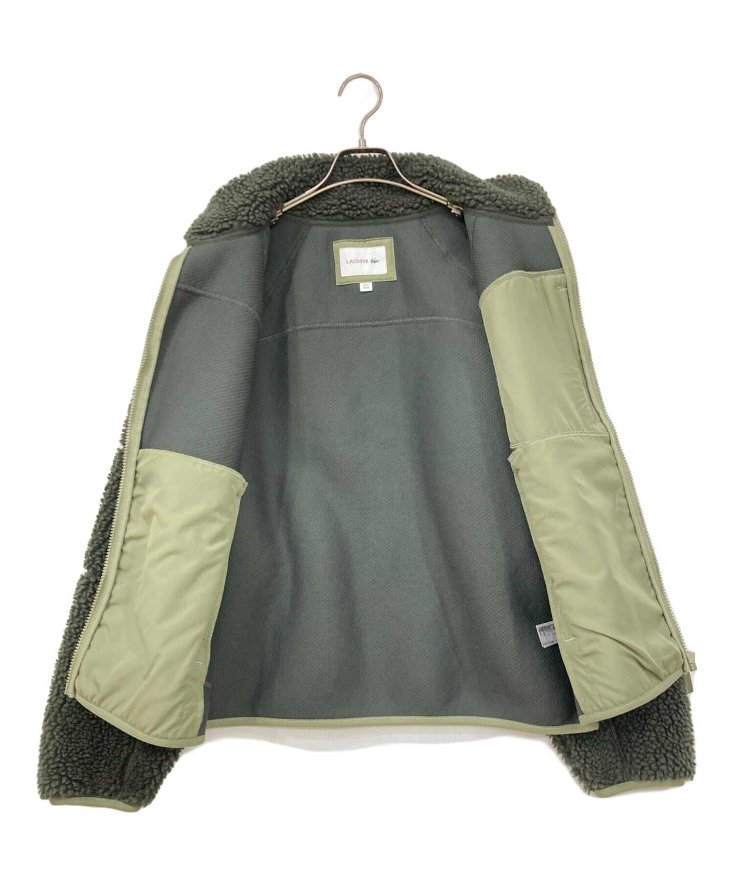 中古・古着通販】LACOSTE (ラコステ) フリースジャケット グリーン 