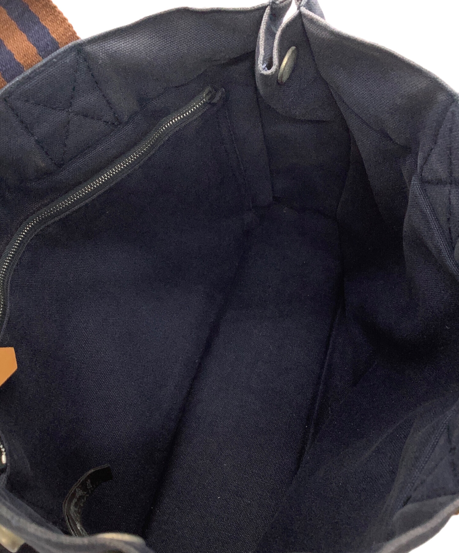 中古・古着通販】HERMES (エルメス) フールトゥPM ネイビー×ブラウン