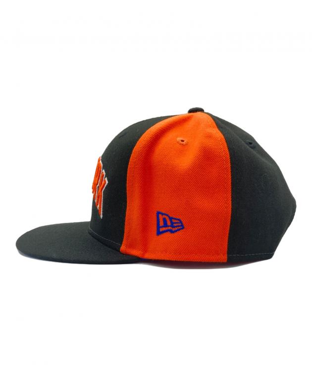 中古・古着通販】New Era (ニューエラ) キャップ ブラック×オレンジ