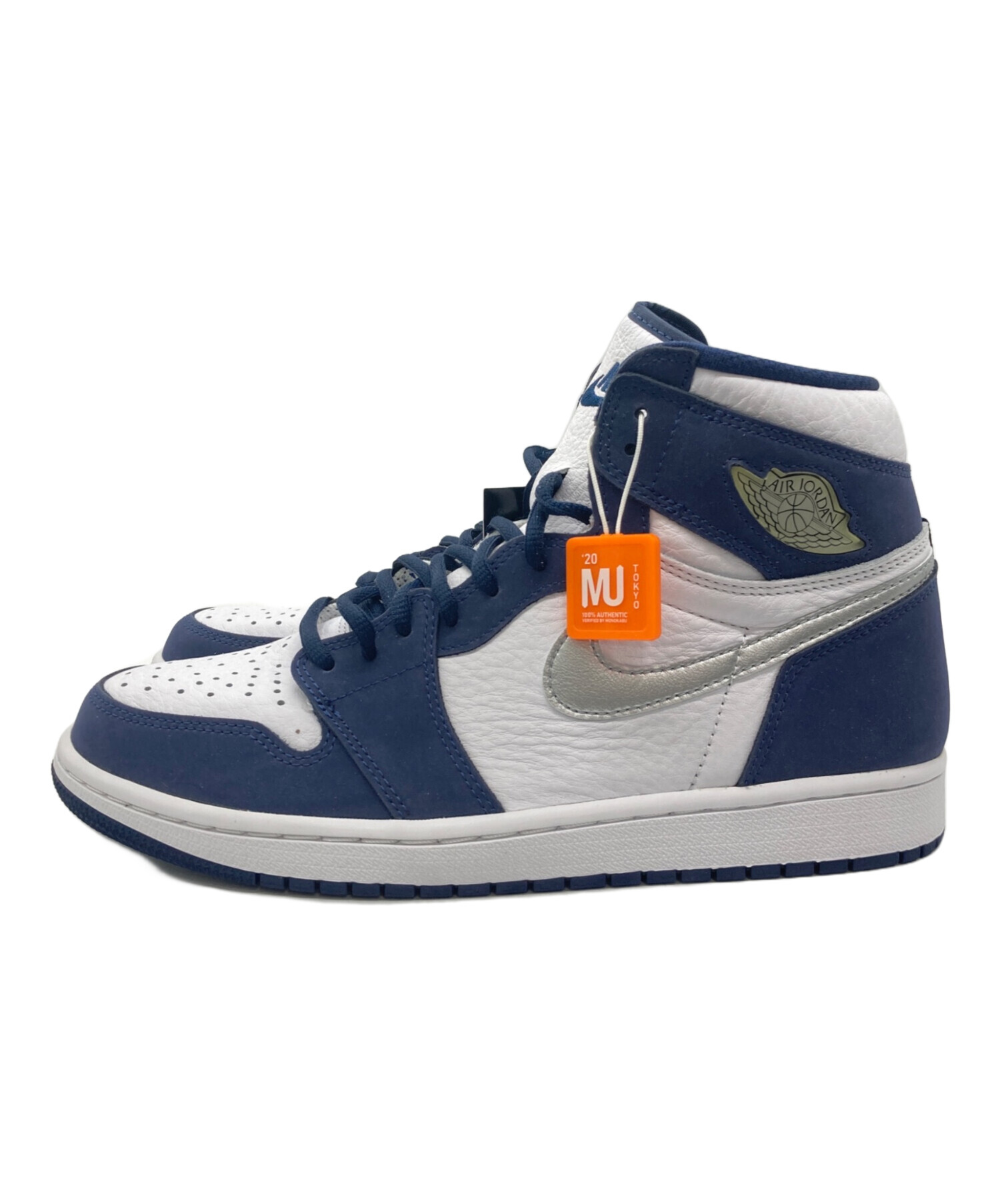 中古・古着通販】NIKE (ナイキ) AIR JORDAN 1 HIGH OG CO JP ネイビー 