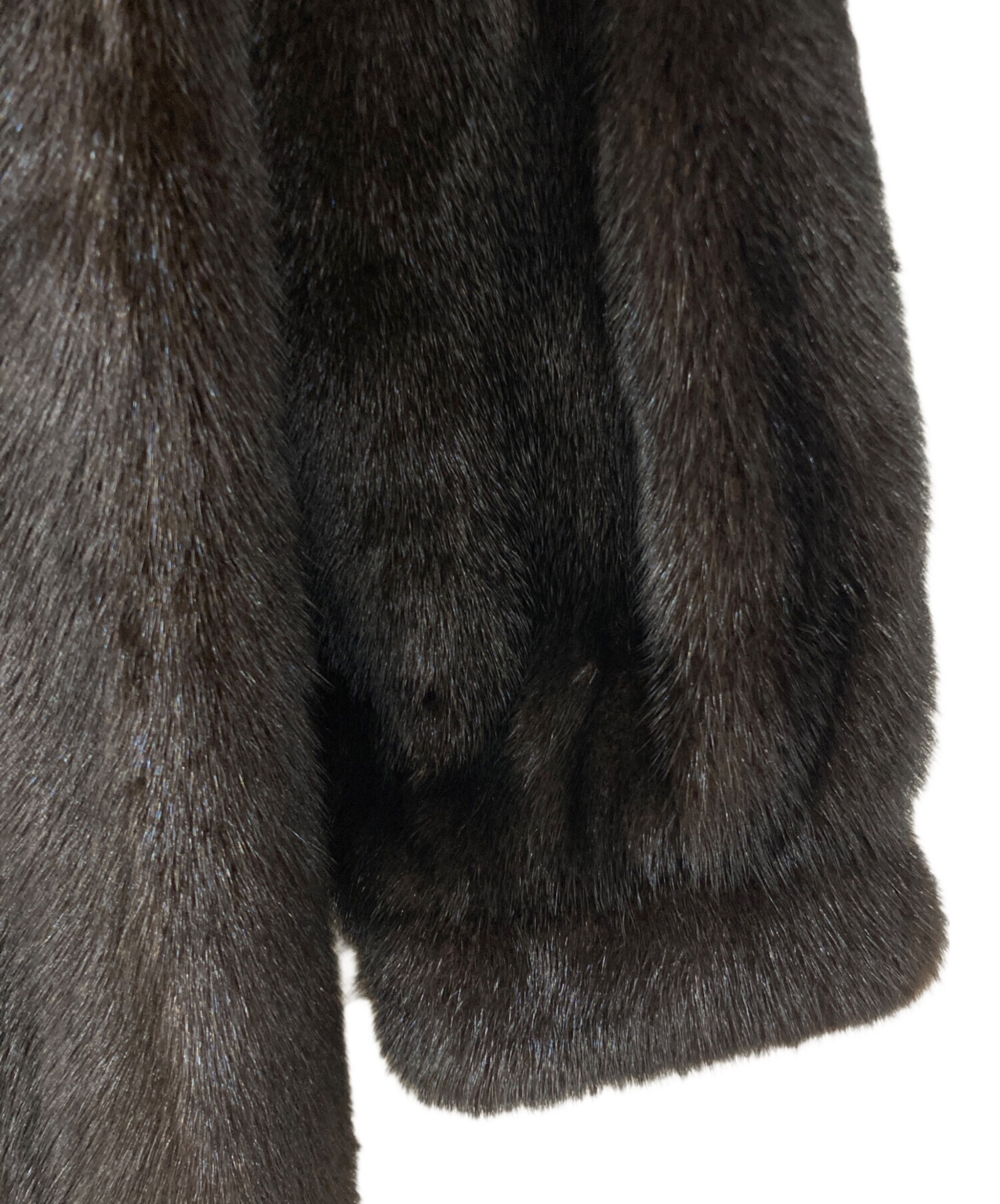 中古・古着通販】BLACK GLAMA (ブラックグラマ) ミンクファーコート