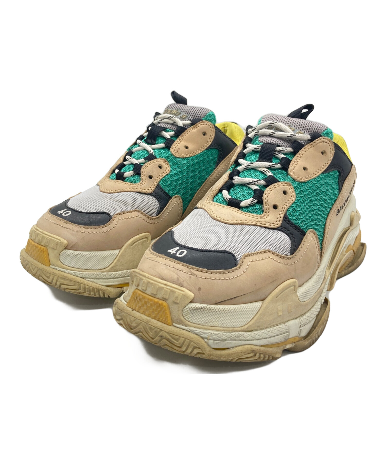 中古・古着通販】BALENCIAGA (バレンシアガ) Triple S イエロー 