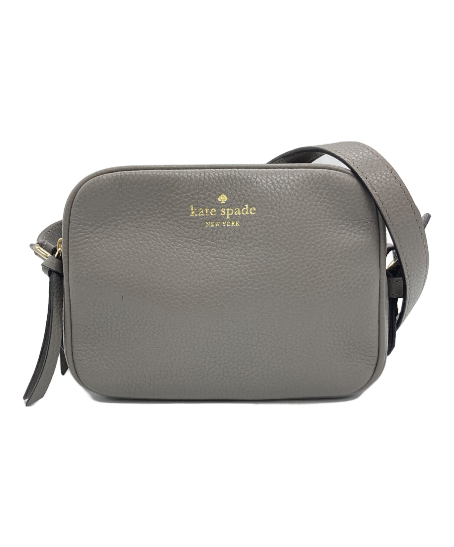 kate spade new york ショルダーバッグ  グレー 【古着】【中古】【送料無料】 中古・古着通販】Kate Spade (ケイトスペード) ショルダーバッグ