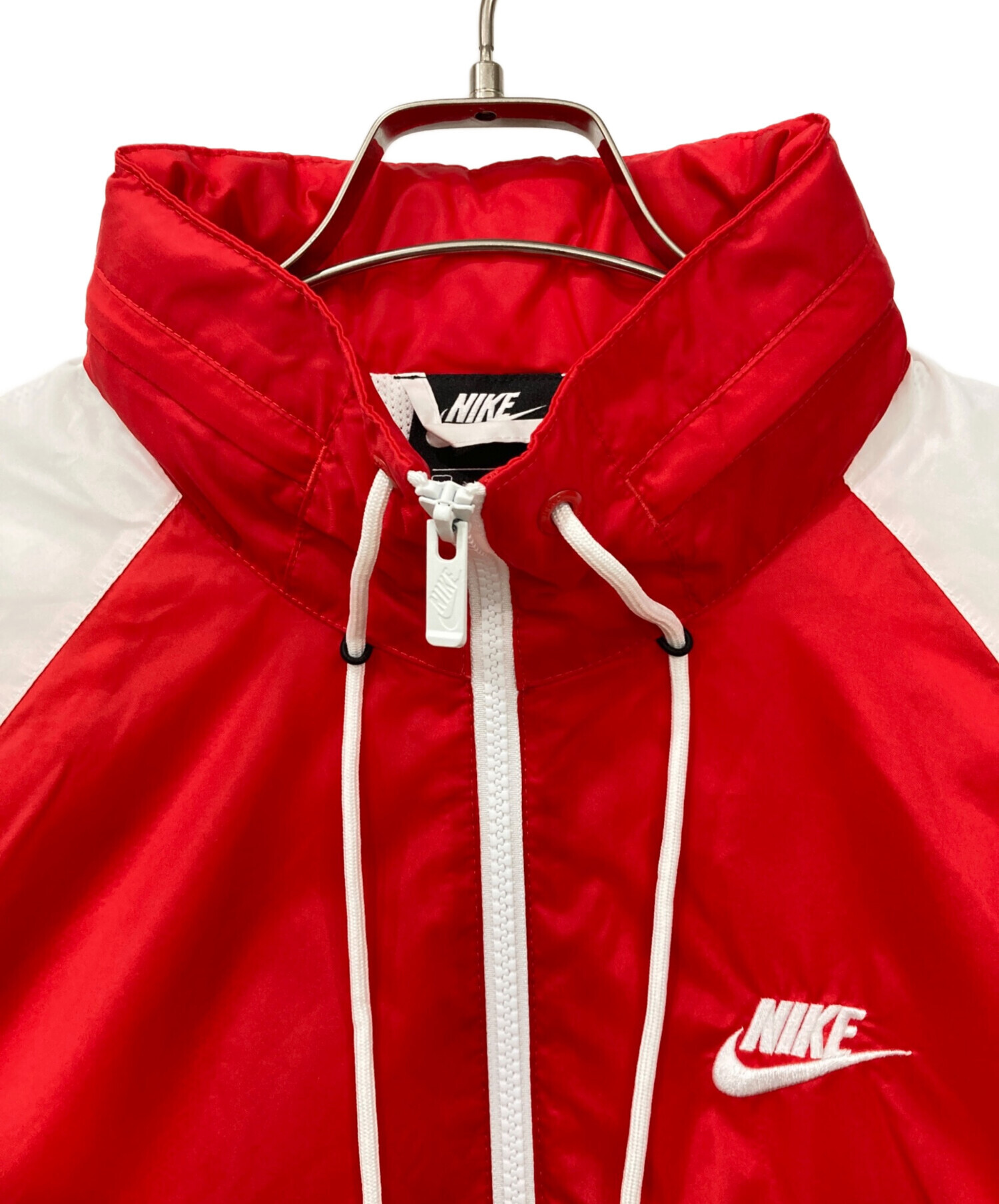 中古・古着通販】NIKE (ナイキ) ナイロンジャケット レッド