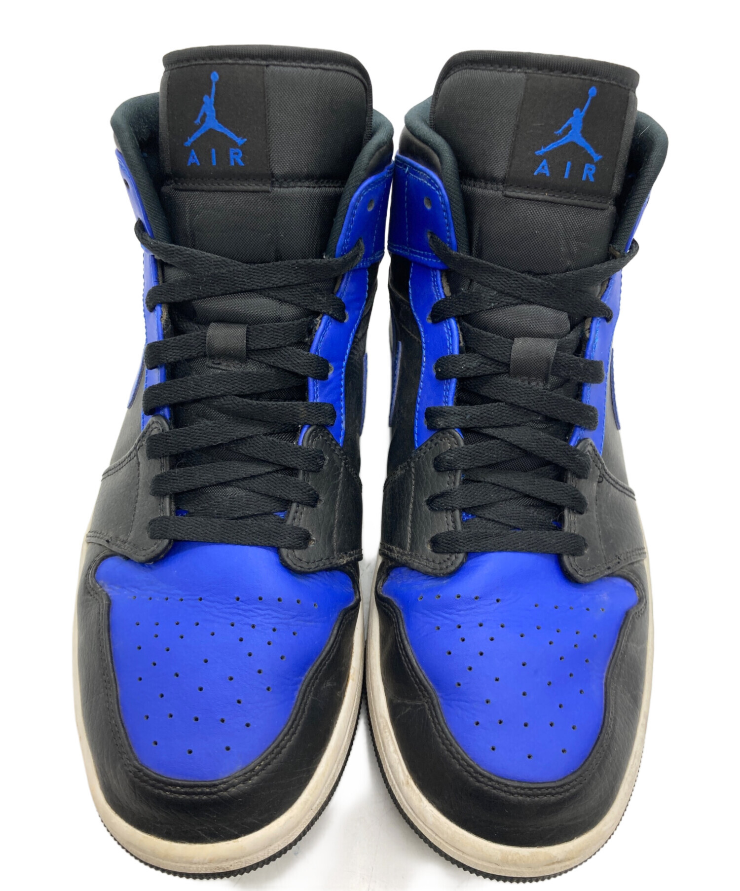 中古・古着通販】NIKE (ナイキ) AIR JORDAN 1 MID ネイビー×ブラック 