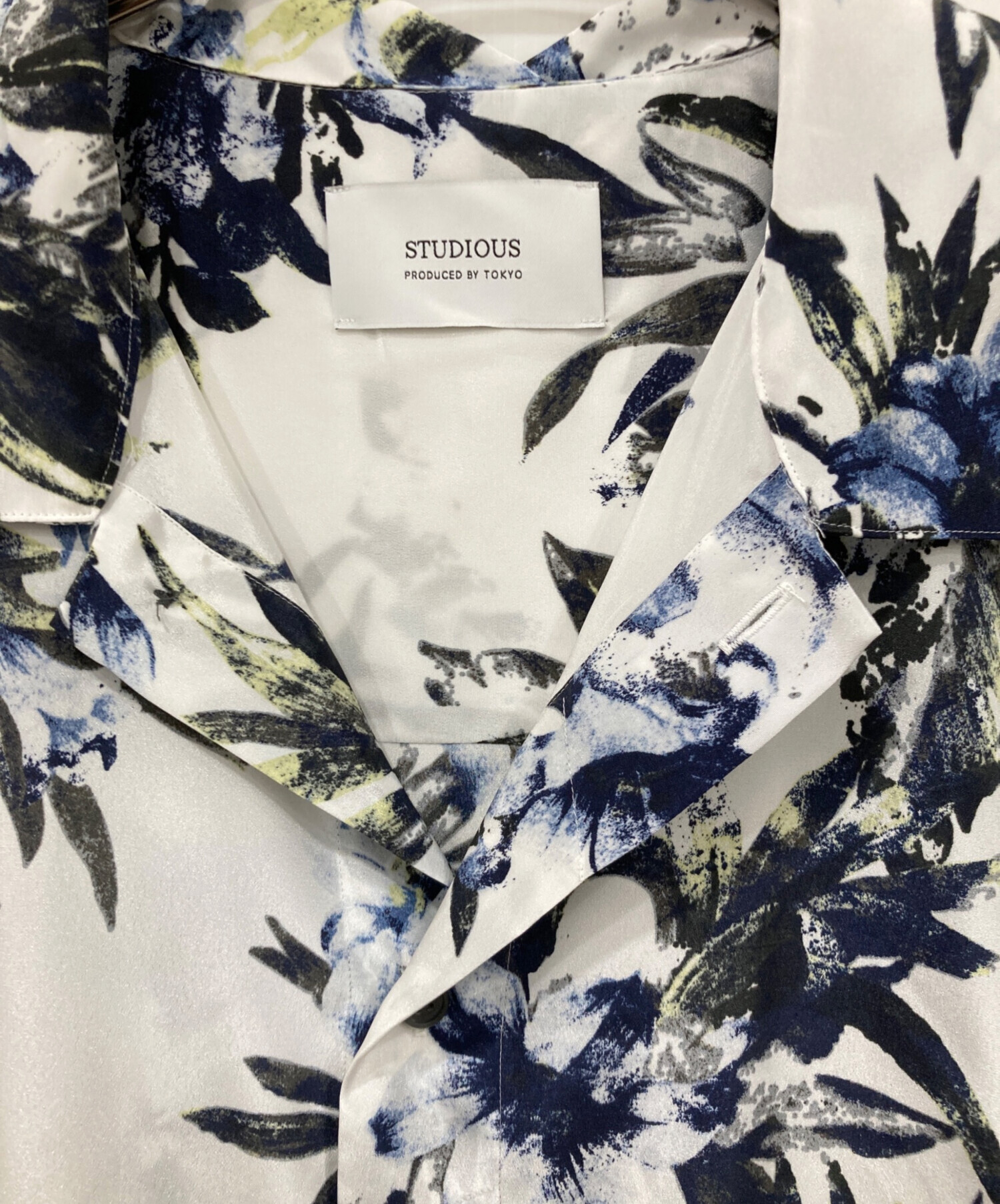 中古・古着通販】STUDIOUS (ステュディオス) オープンカラーシャツ 