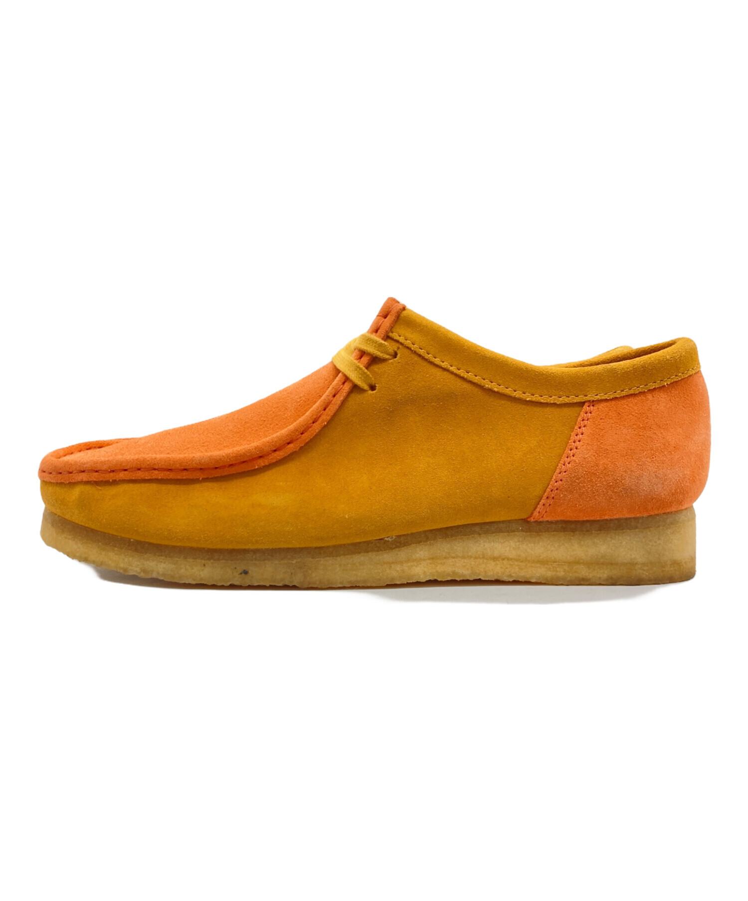 中古・古着通販】CLARKS (クラークス) ワラビーシューズ オレンジ