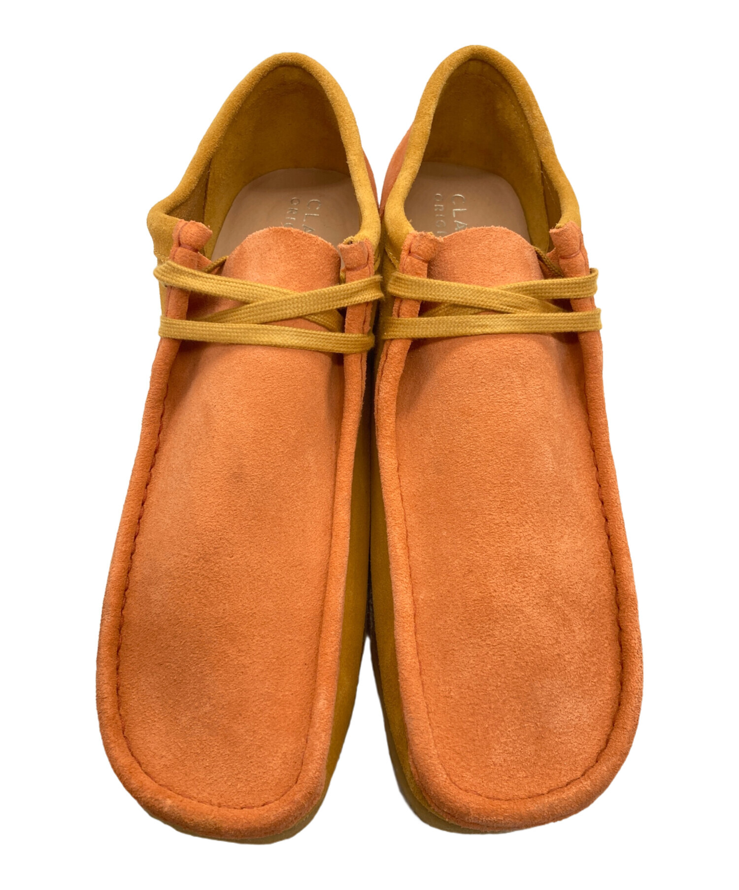 中古・古着通販】CLARKS (クラークス) ワラビーシューズ オレンジ