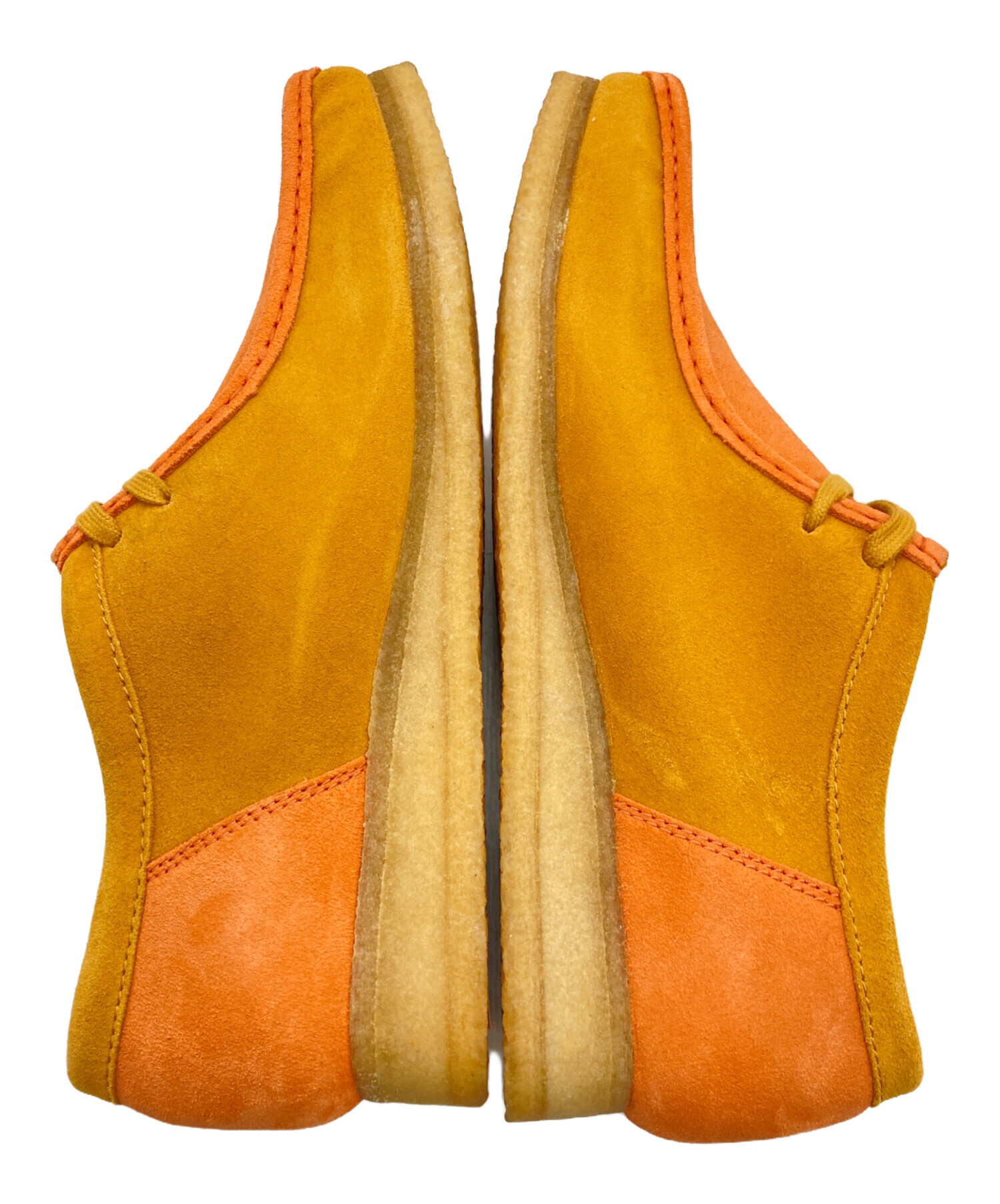 中古・古着通販】CLARKS (クラークス) ワラビーシューズ オレンジ