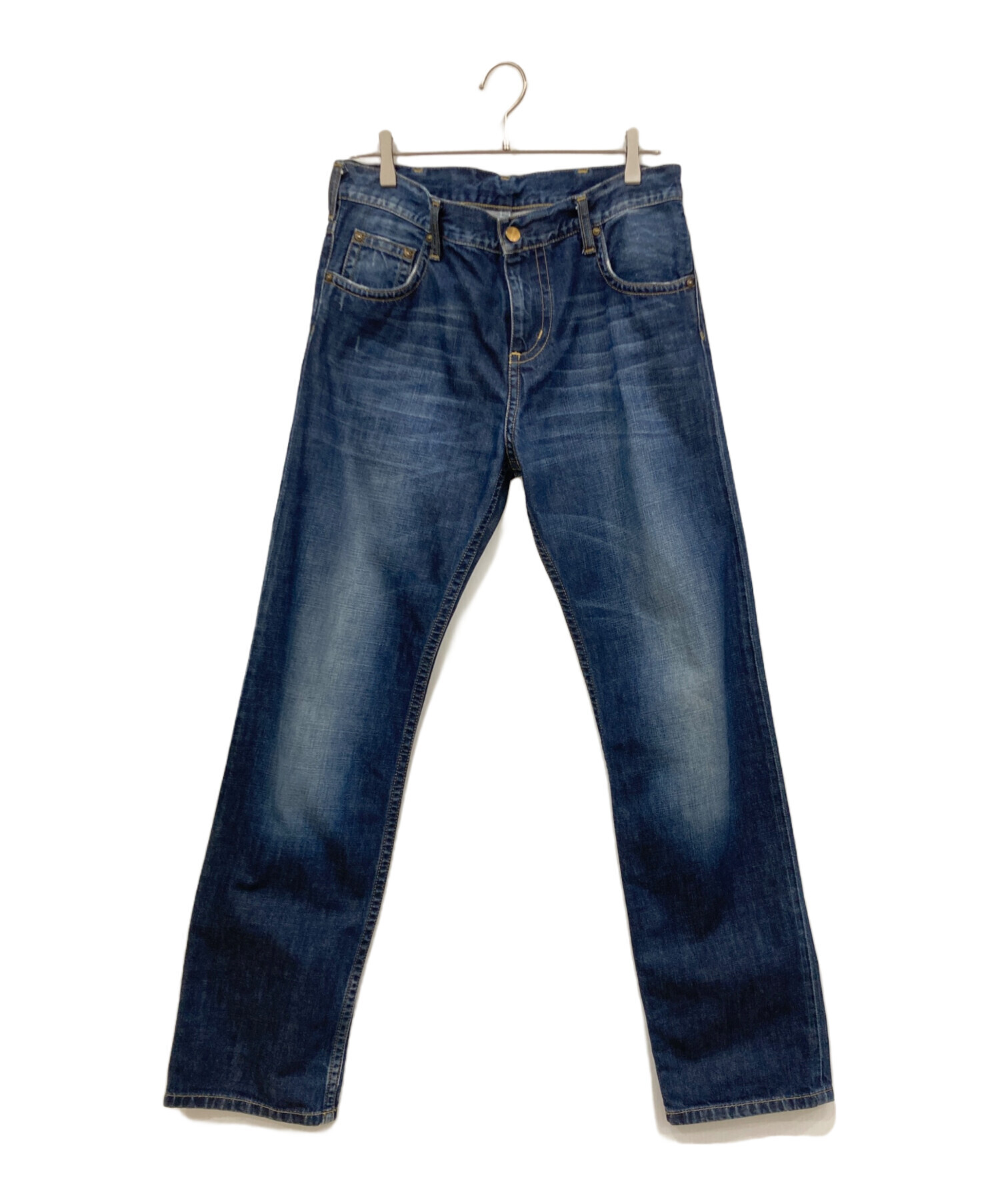 Carhartt◇ボトム/31/デニム/インディゴ/WU138/ダブルニーペインター 