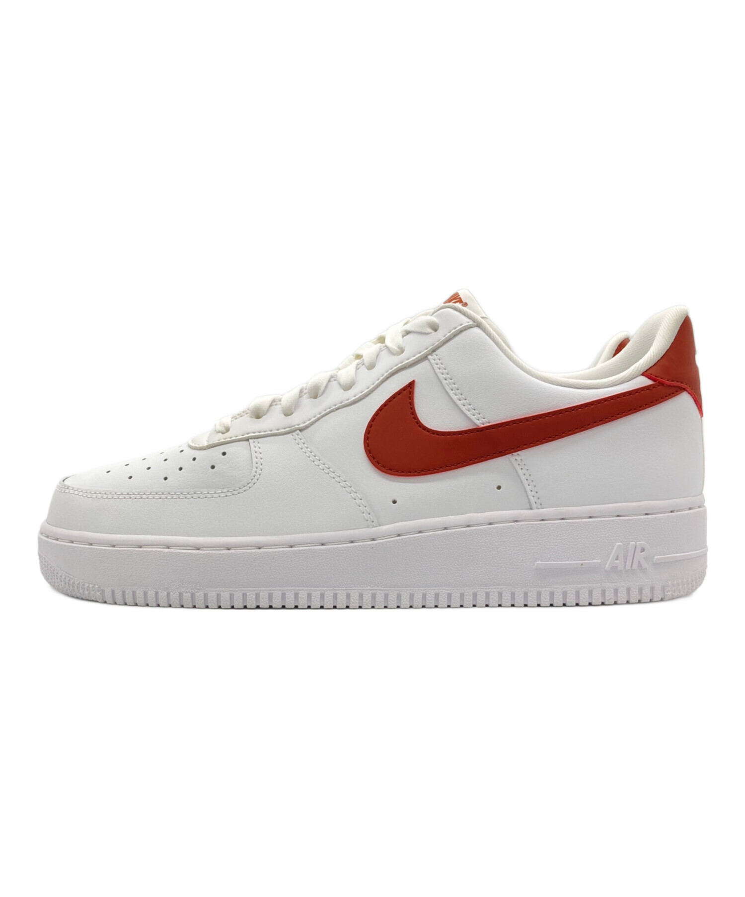 中古・古着通販】NIKE (ナイキ) AIR FORCE 1 07 ホワイト×レッド 