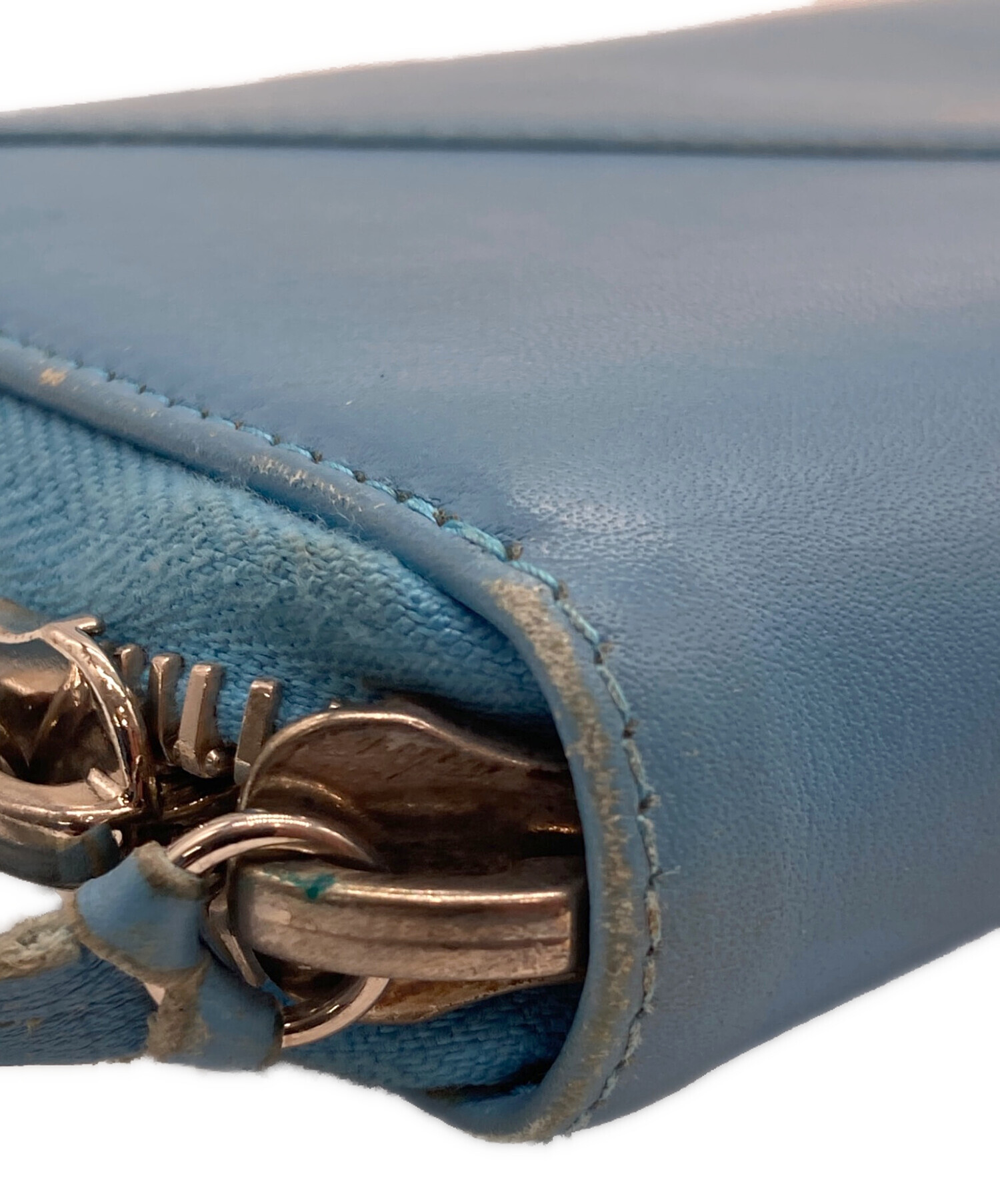 【レア・美品】 BALENCIAGA 長財布 ペーパーロングウォレット ブルー 中古・古着通販】BALENCIAGA (バレンシアガ) ペーパーコンチネンタル