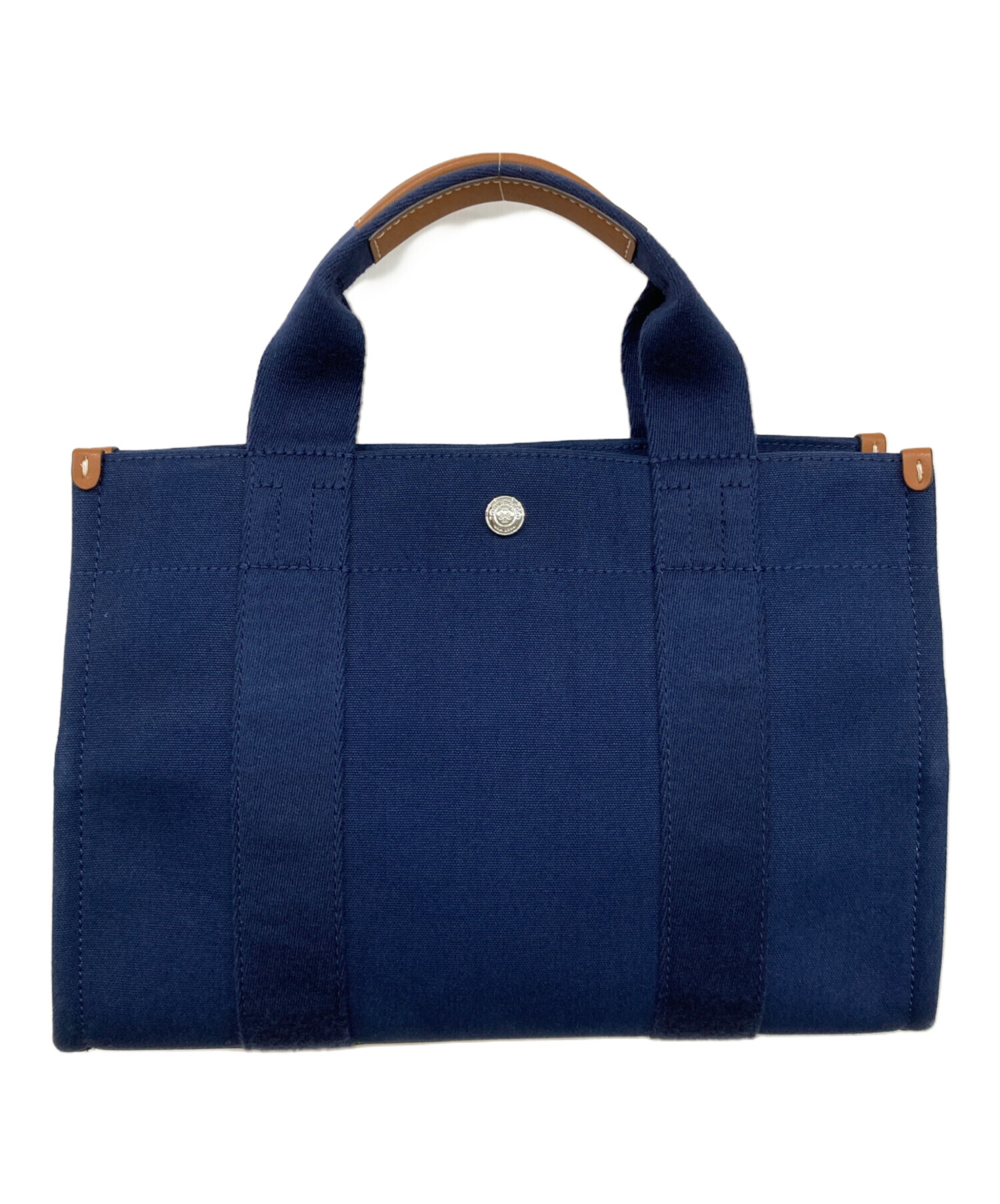 中古・古着通販】TORY BURCH (トリーバーチ) ハンドバッグ ネイビー 