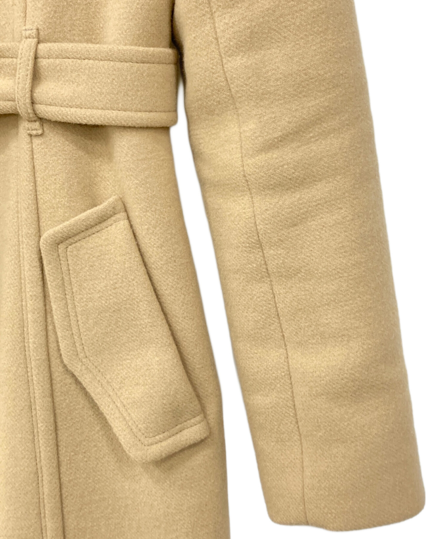 BURBERRY BLUE LABEL バーバリーウールコート　ベージュM 38 中古・古着通販】BURBERRY BLUE LABEL (バーバリーロンドン