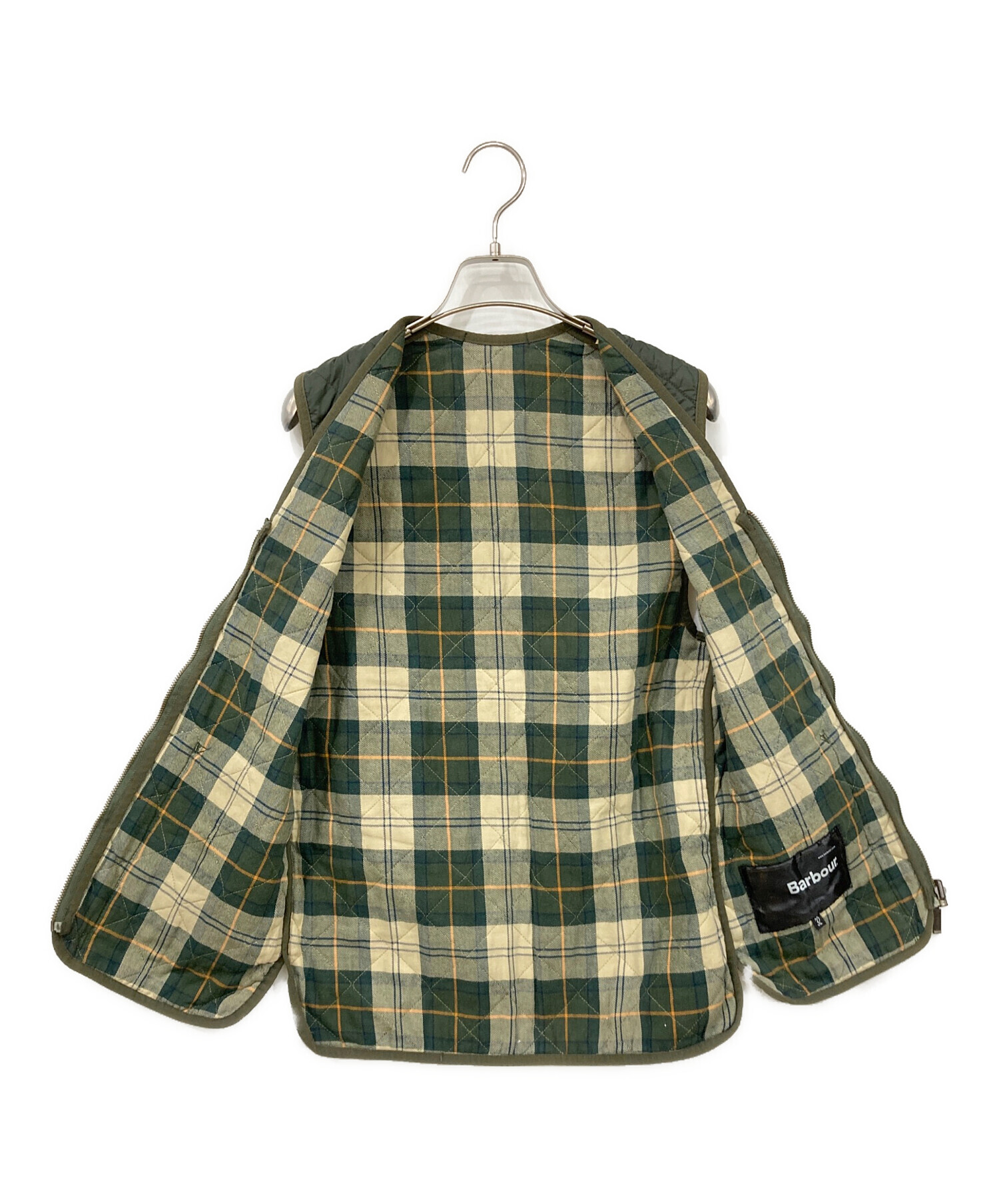 中古・古着通販】Barbour (バブアー) 中綿ベスト カーキ サイズ:SIZE