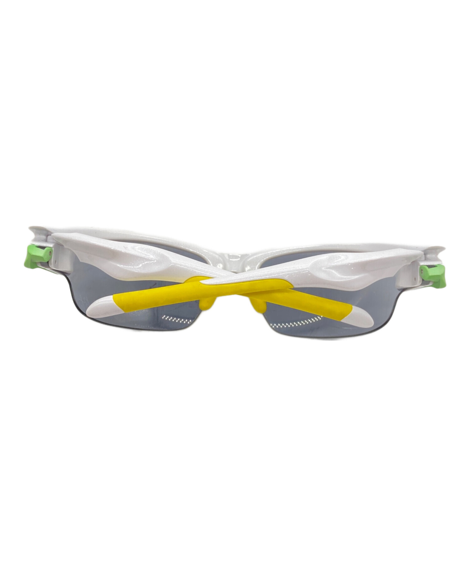 Oakley スポーツサングラス ホワイト/イエロー 【公式通販】
