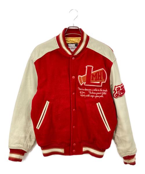 中古・古着通販】MAC HOPE (マックホープ) スタジャン アイボリー×レッド サイズ:Lサイズ｜ブランド・ Mac HOPE MOSH ROOM 1934 スタジャン L