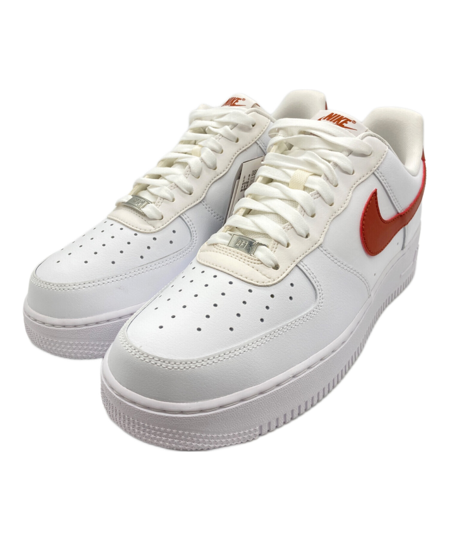 中古・古着通販】NIKE (ナイキ) AIR FORCE 1 07 ホワイト×レッド