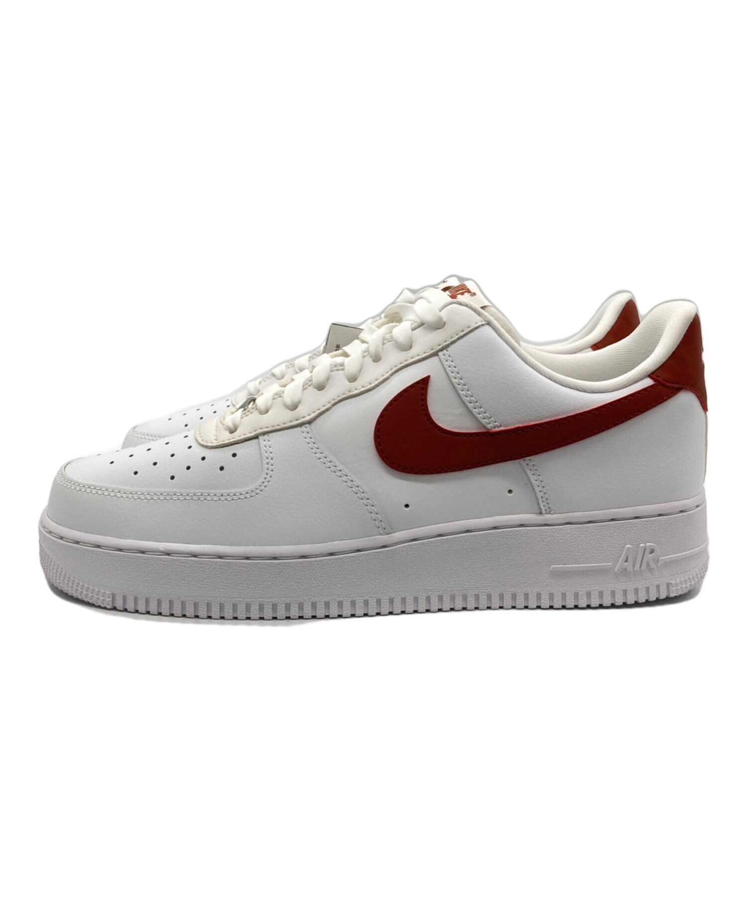 中古・古着通販】NIKE (ナイキ) AIR FORCE 1 07 ホワイト×レッド 