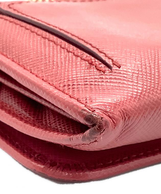 中古・古着通販】PRADA (プラダ) 長財布 レッド｜ブランド・古着通販