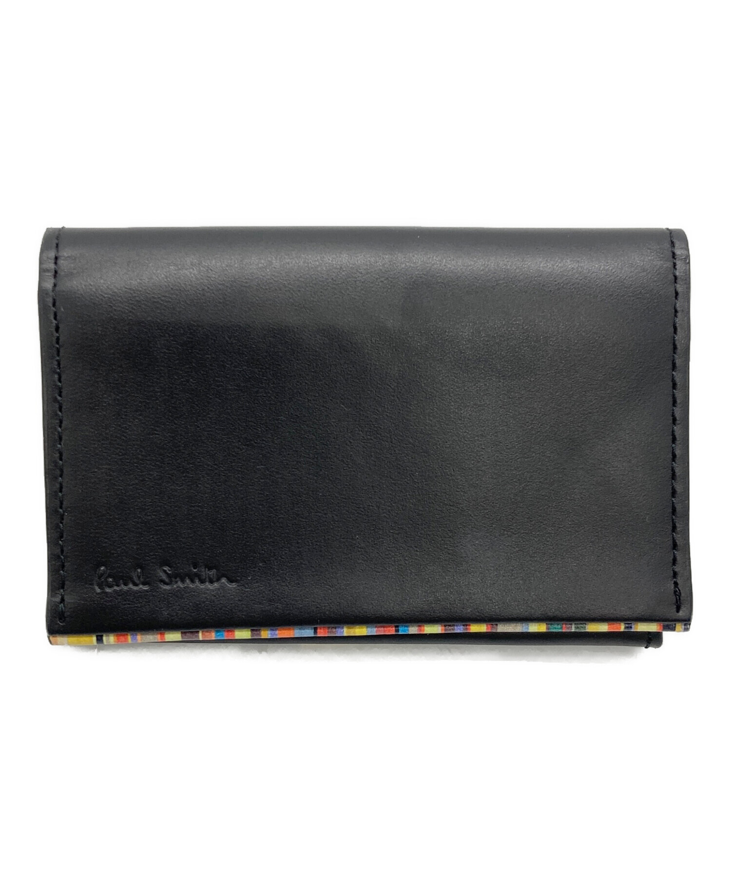 【未使用】Paul Smith ブラックケース 中古・古着通販】PAUL SMITH (ポールスミス) カードケース ブラック