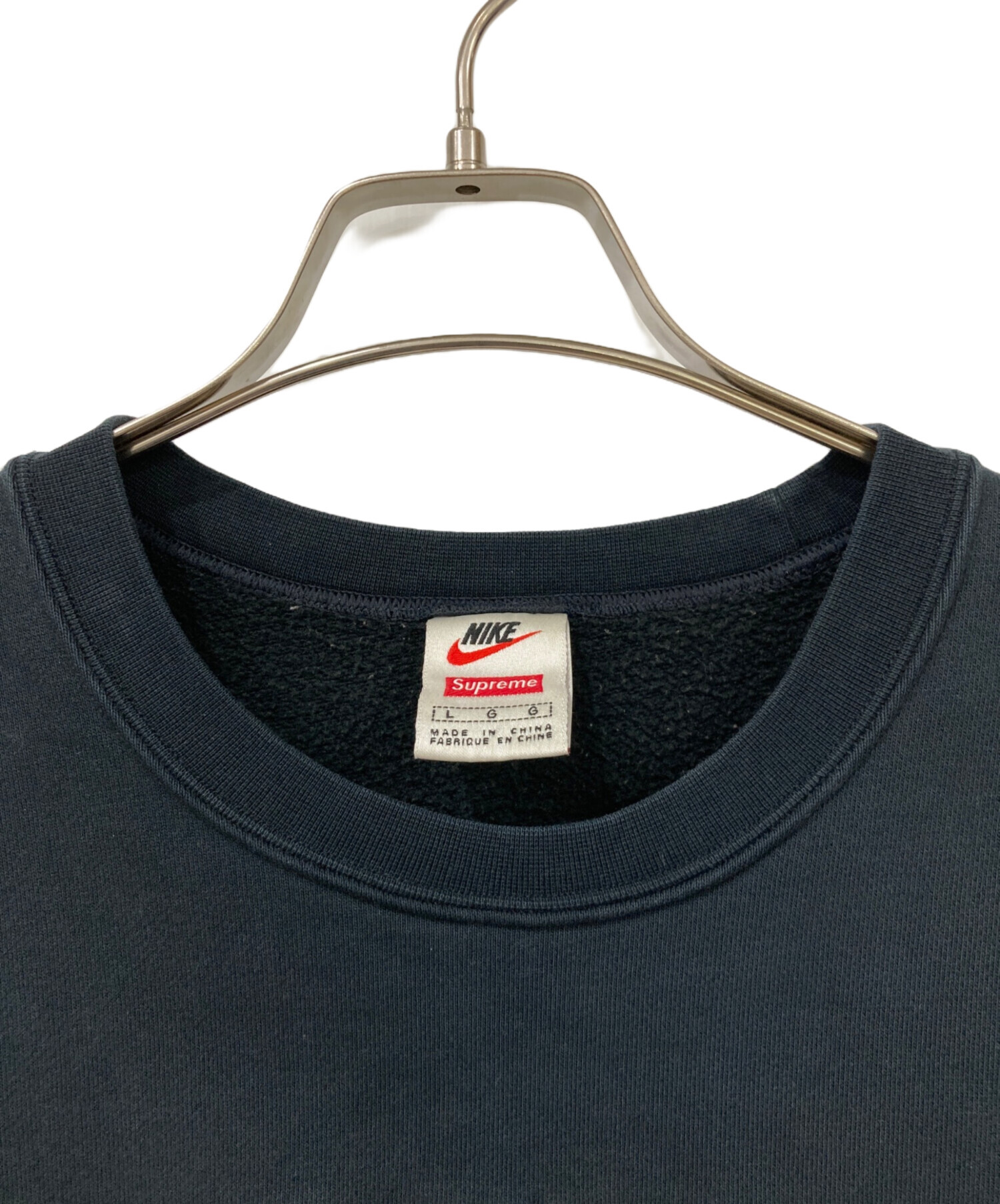 美品/2回ほど着用 ] supreme_スウェット(ブラック)_サイズ L