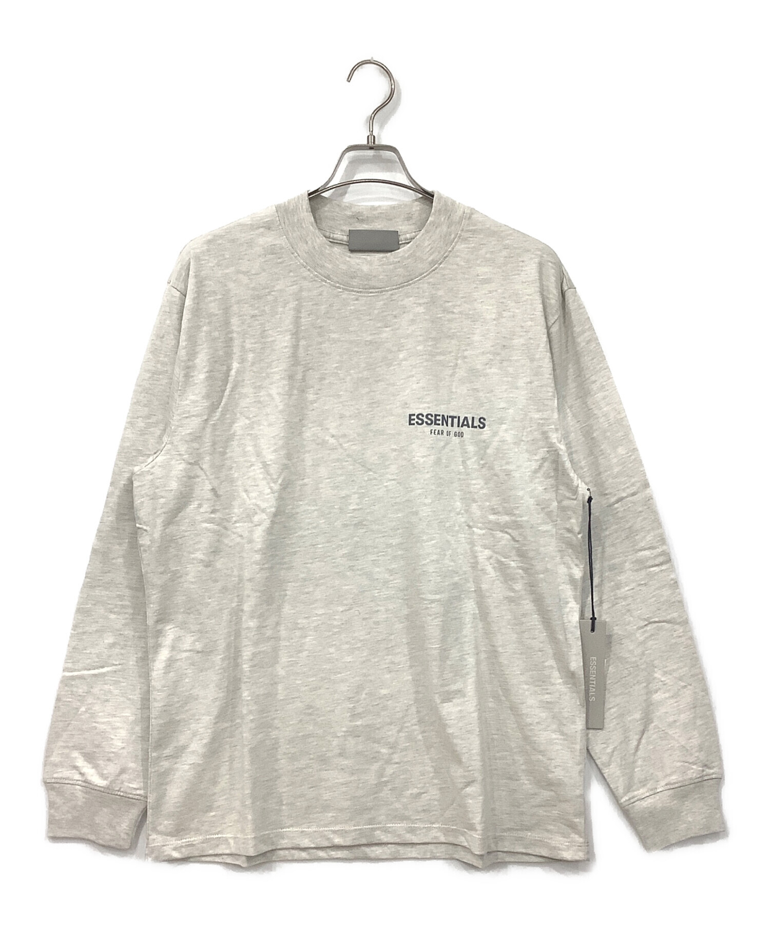 ESSENTIALS 1977 長袖カットソー グレー FOG ESSENTIALS 1977LOGO R/S
