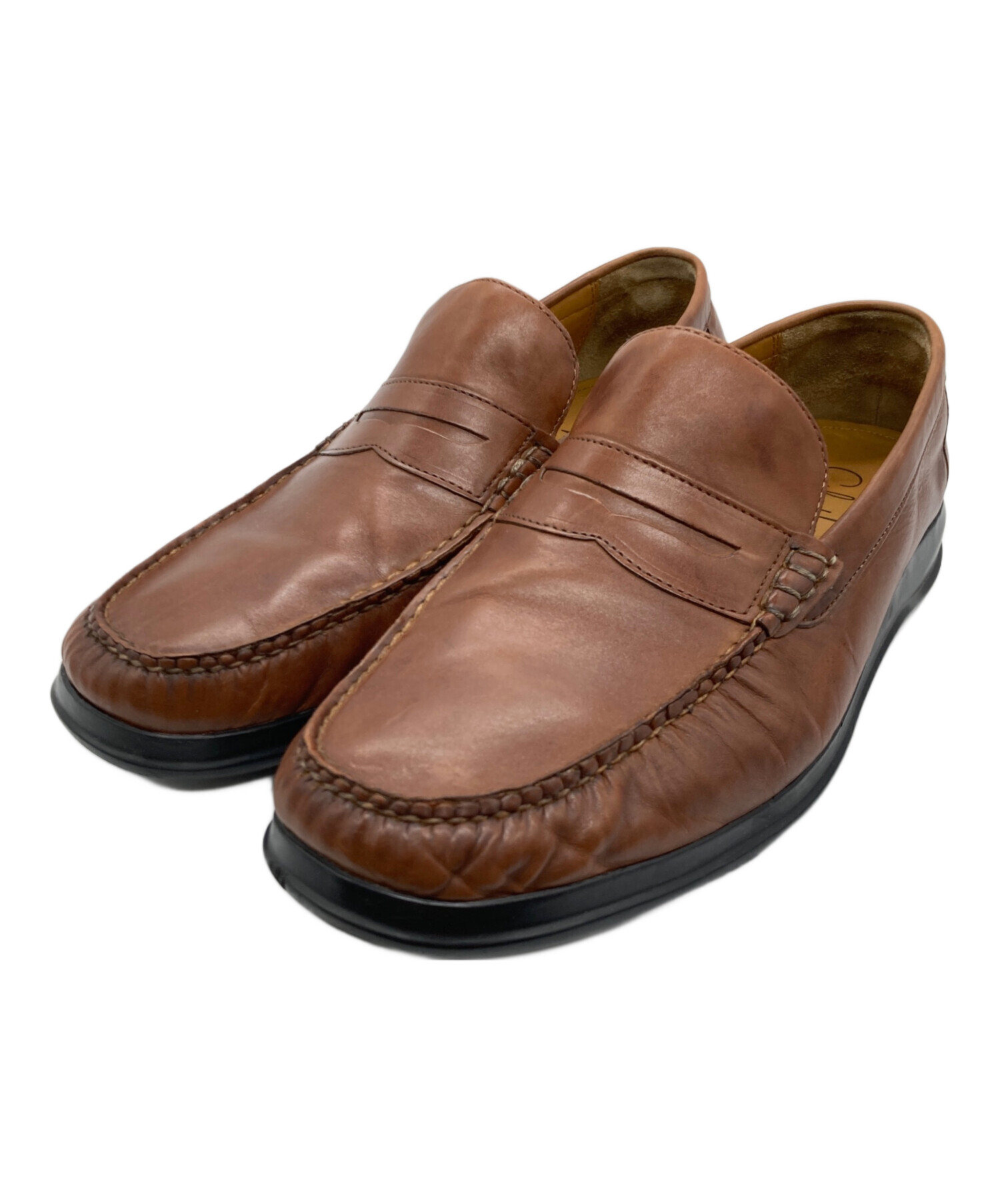 中古・古着通販】COLE HAAN (コールハーン) コインローファー ブラウン