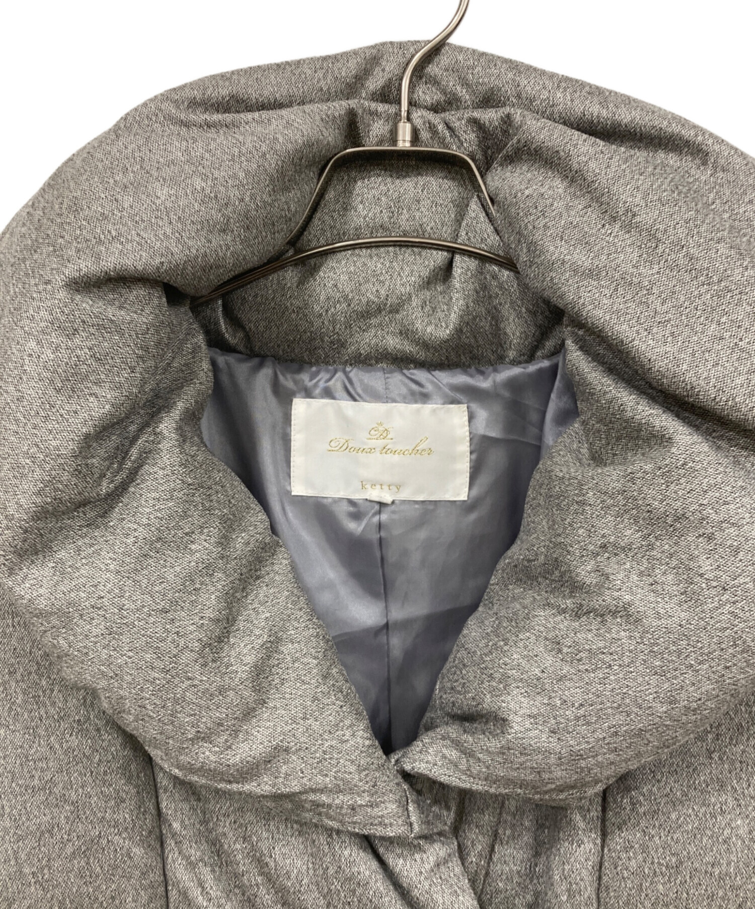 中古・古着通販】KETTY (ケティ) ダウンコート グレー サイズ:2 