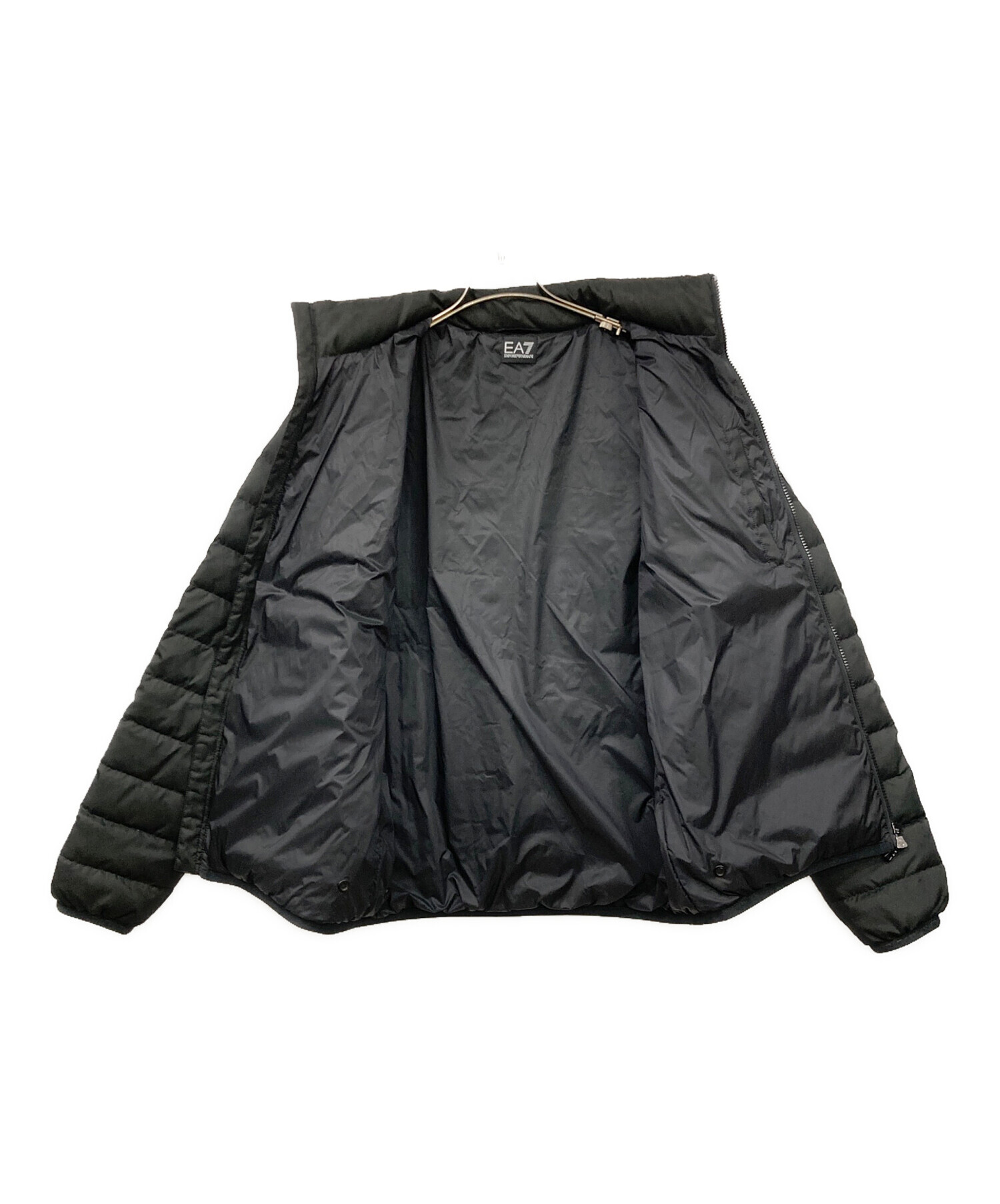 EMPORIO ARMANI ブラック ダウンジャケット Emporio Armani フーデッド ダウンジャケット | ブラック | FARFETCH JP