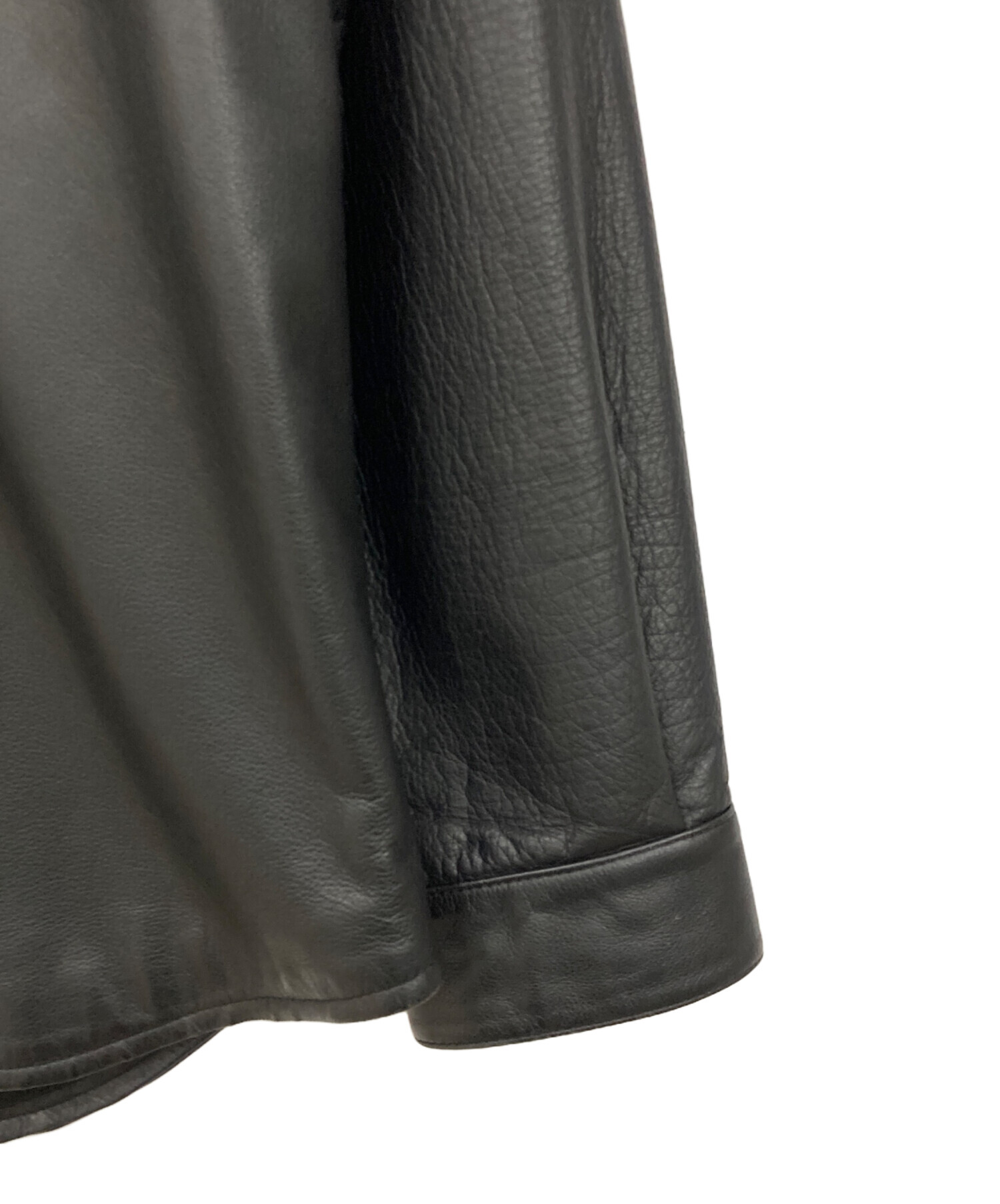 中古・古着通販】OUTLAW (アウトロー) レザージャケット ブラック