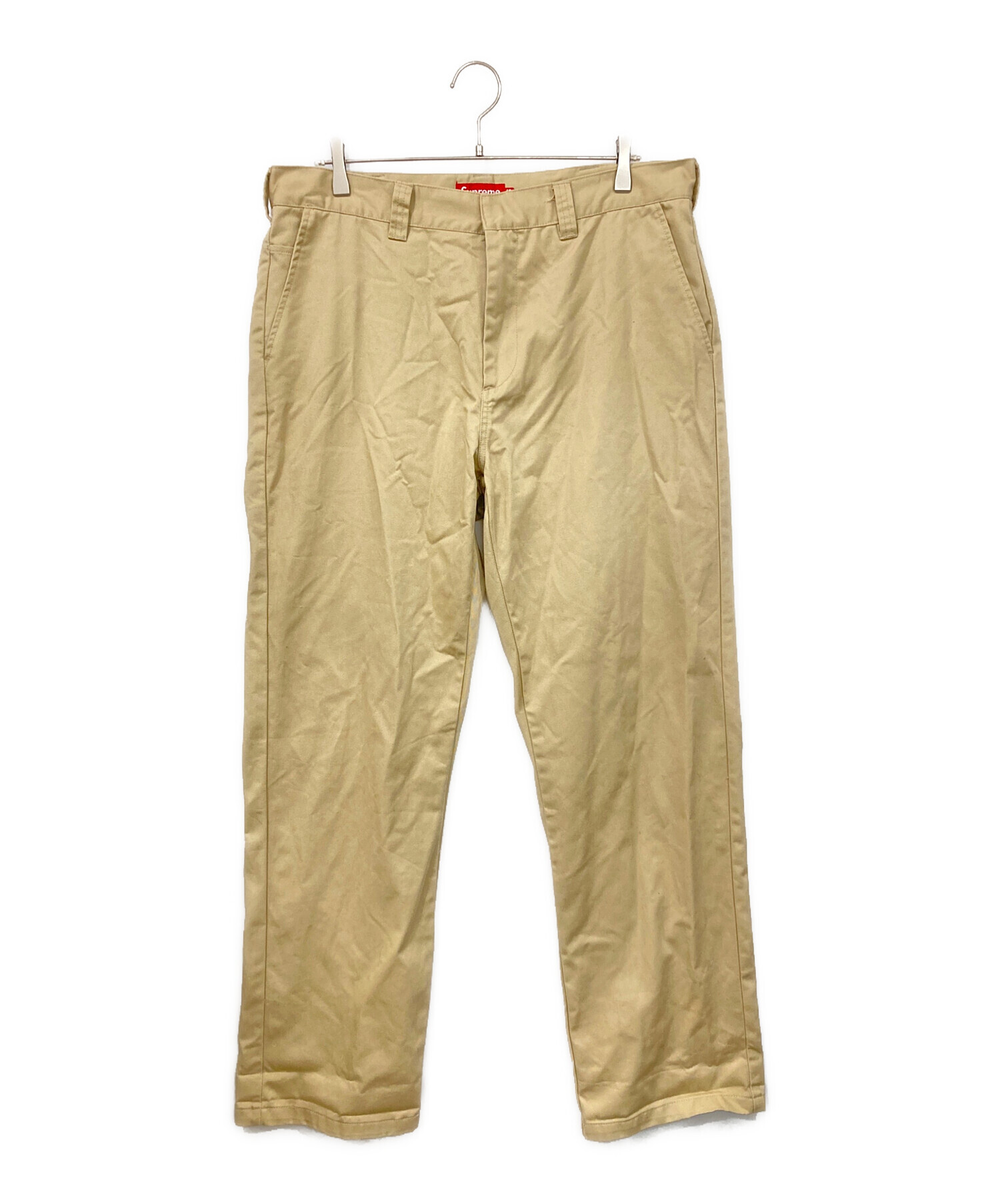 中古・古着通販】SUPREME (シュプリーム) チノパン アイボリー サイズ