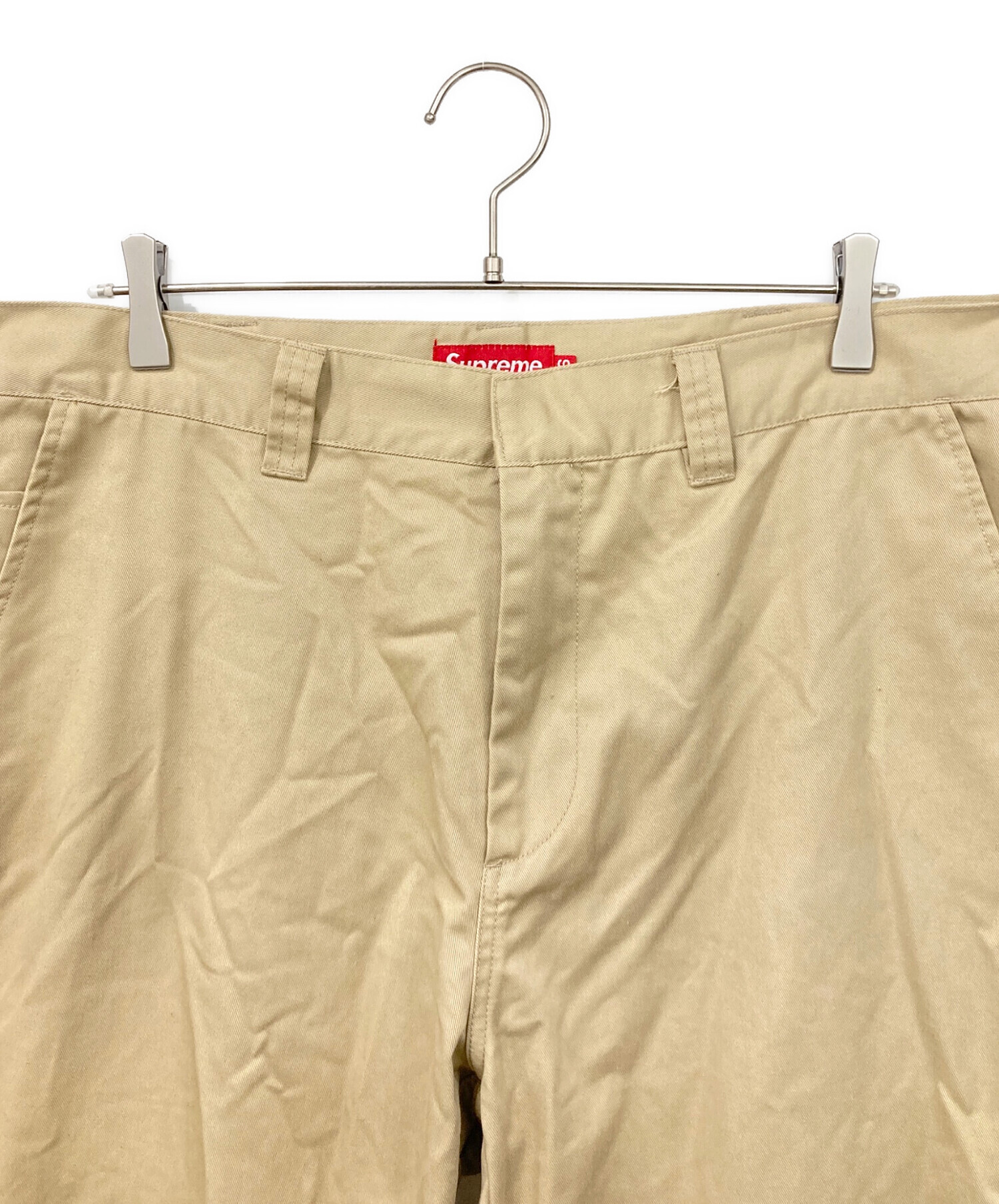 中古・古着通販】SUPREME (シュプリーム) チノパン アイボリー サイズ