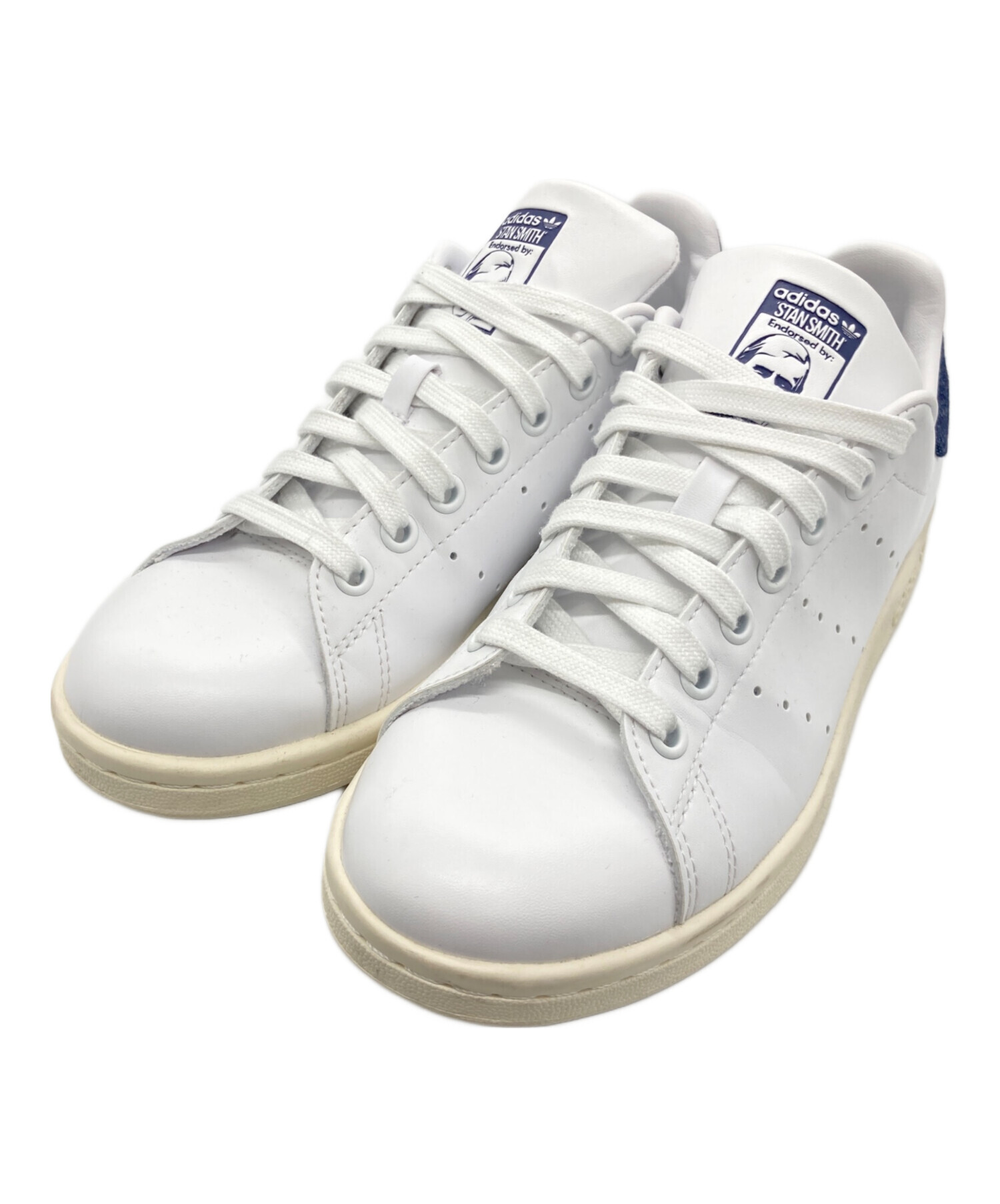 中古・古着通販】adidas (アディダス) スニーカー ホワイト×ネイビー 